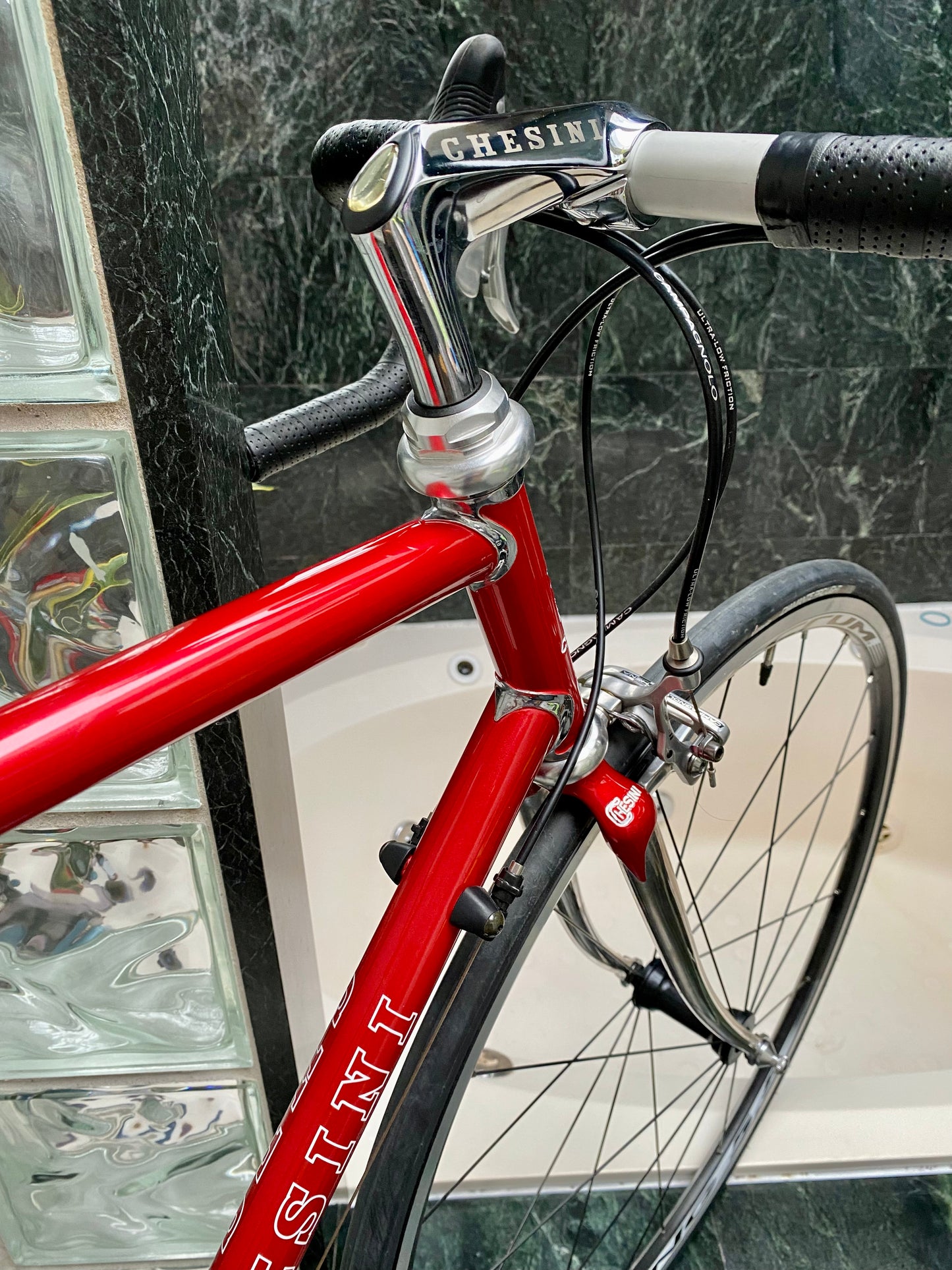 (SIZE 56cm) CHESINI X-UNO STEEL ROAD BIKE - COLUMBUS STEEL / CAMPY ATHENA 11