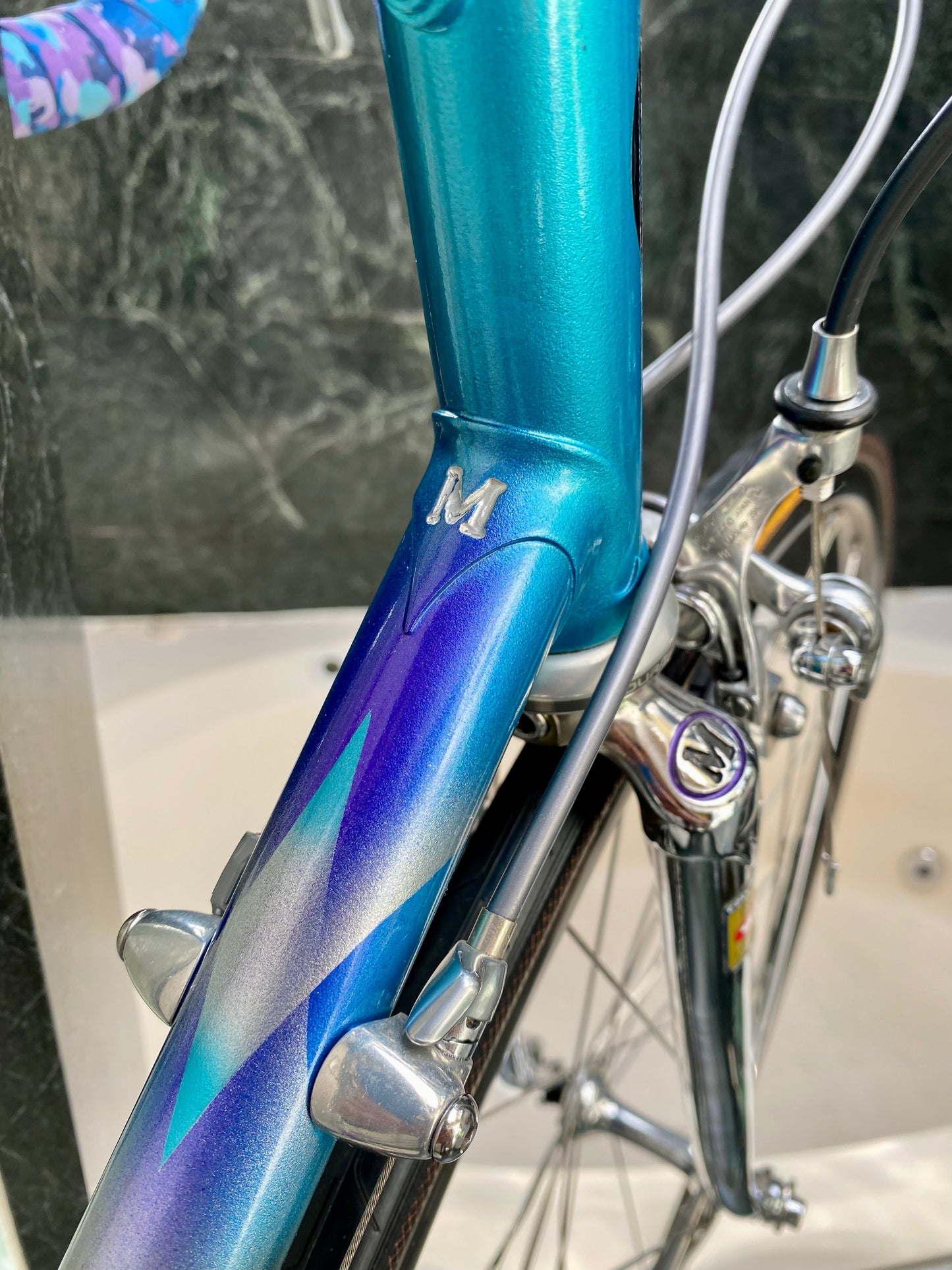 (SIZE 56cm) EARLY-1990's MARINONI CORSA ROAD BIKE - SHIMANO DURA ACE - SPOTLESS / PERFECT