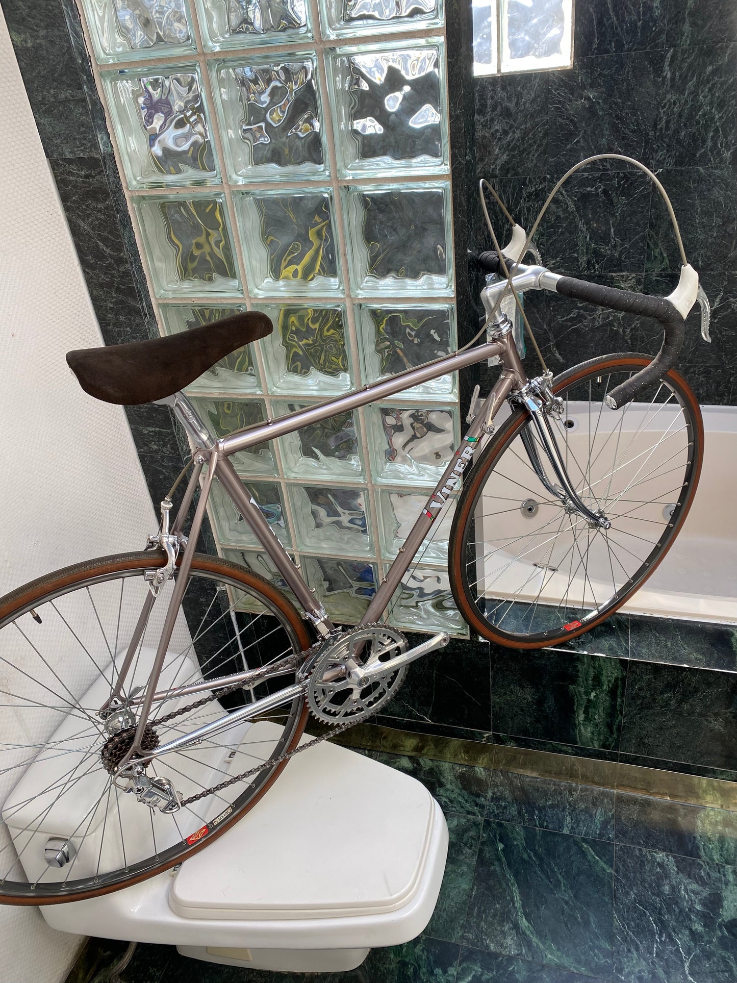 (SIZE 59cm) 1980's MIELE LATINA ROAD BIKE - CAMPAGNOLO ATHENA