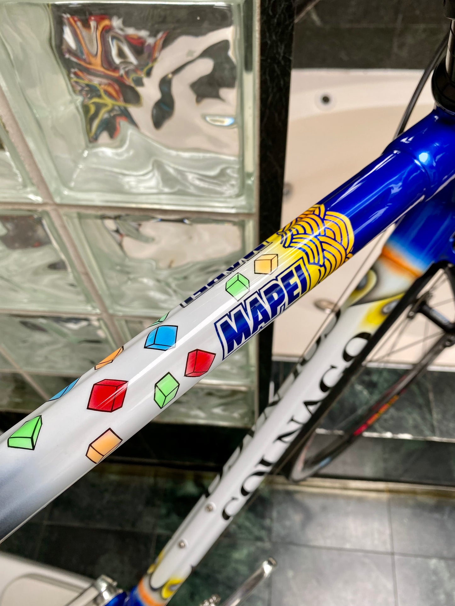 (SIZE 55cm) EARLY-2000's COLNAGO C40 MAPEI - DURA ACE 25th ANNIVERSARY- NEW OLD STOCK