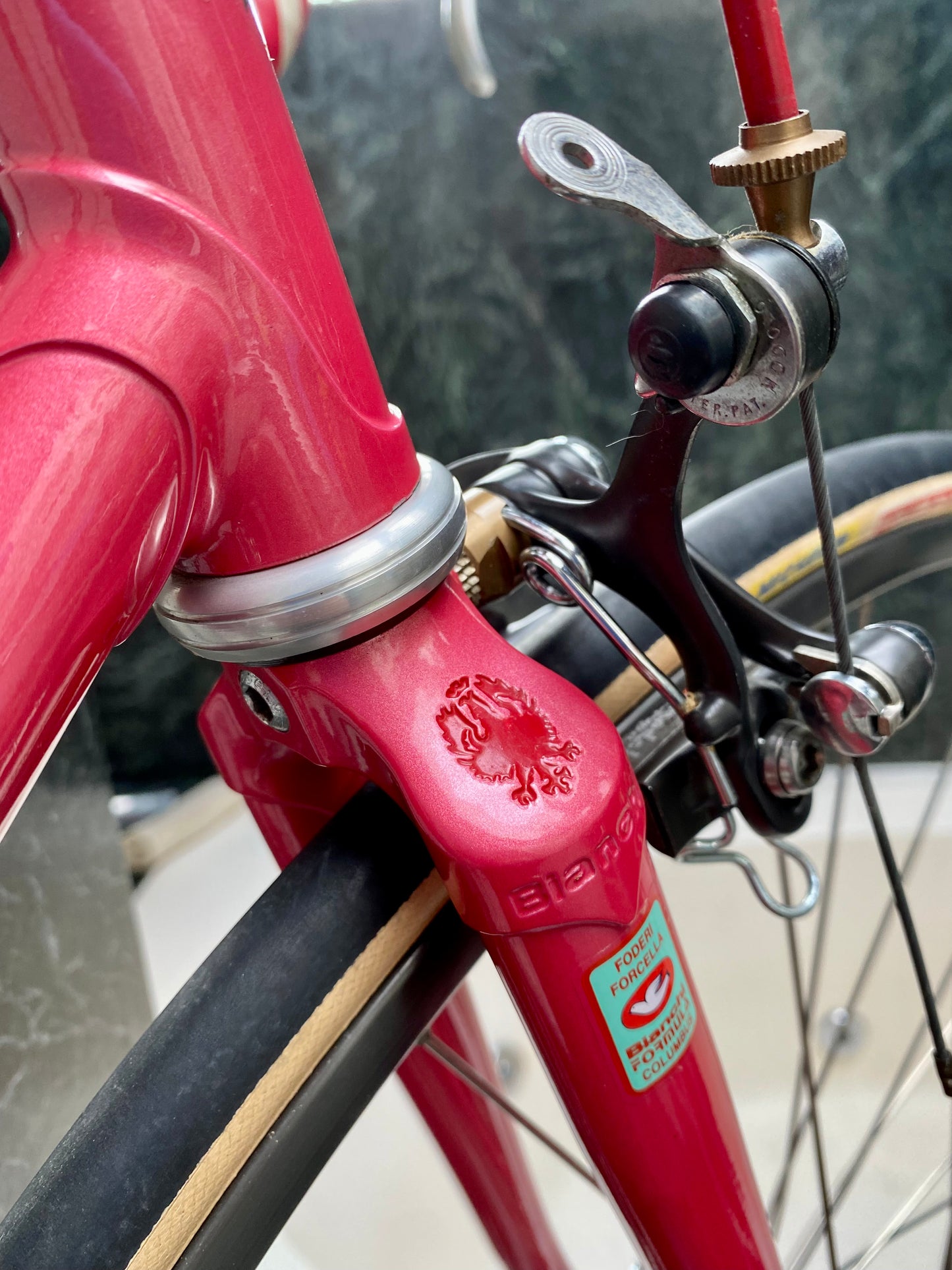 (SIZE 55cm) LIKE NEW 1980's BIANCHI ROAD BIKE - CAMPAGNOLO - SPOTLESS!!!