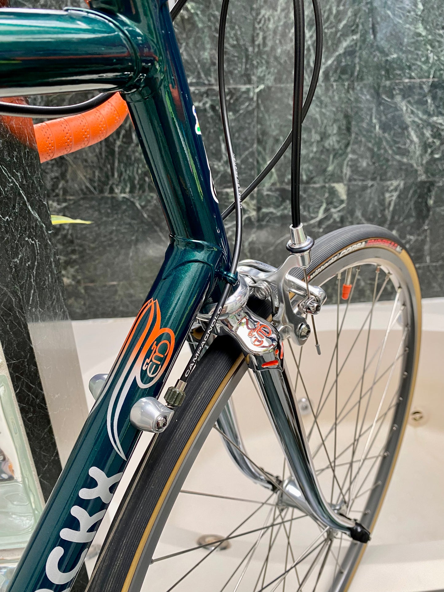 (SIZE 58cm) FULLY CUSTOM EDDY MERCKX STRADA O.S. 20th ANNIVERSARY NEO-RETRO BUILD - CAMPAGNOLO CENTAUR