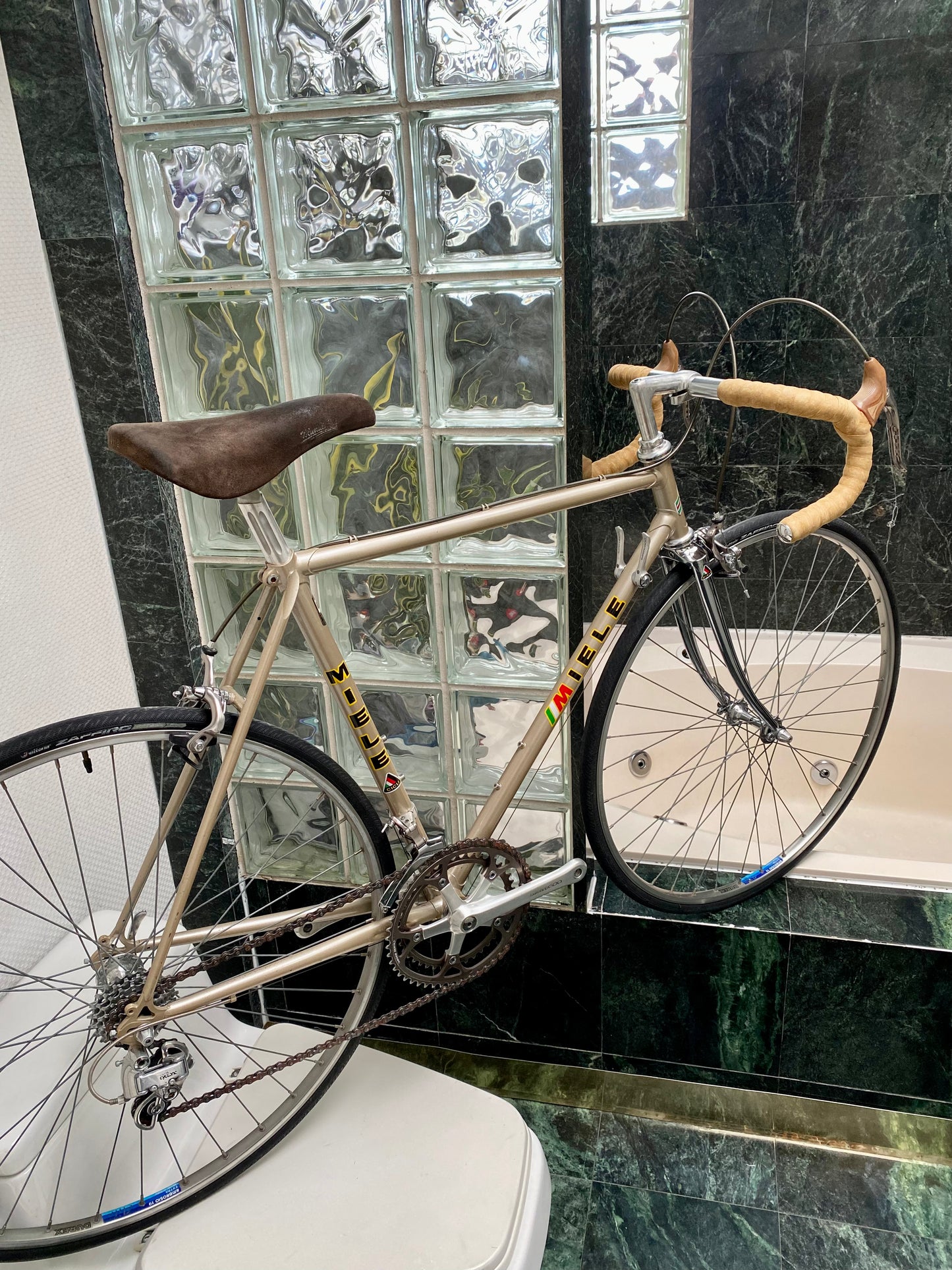 (SIZE 53cm) 1980's MIELE ROAD BIKE - SHIMANO 600