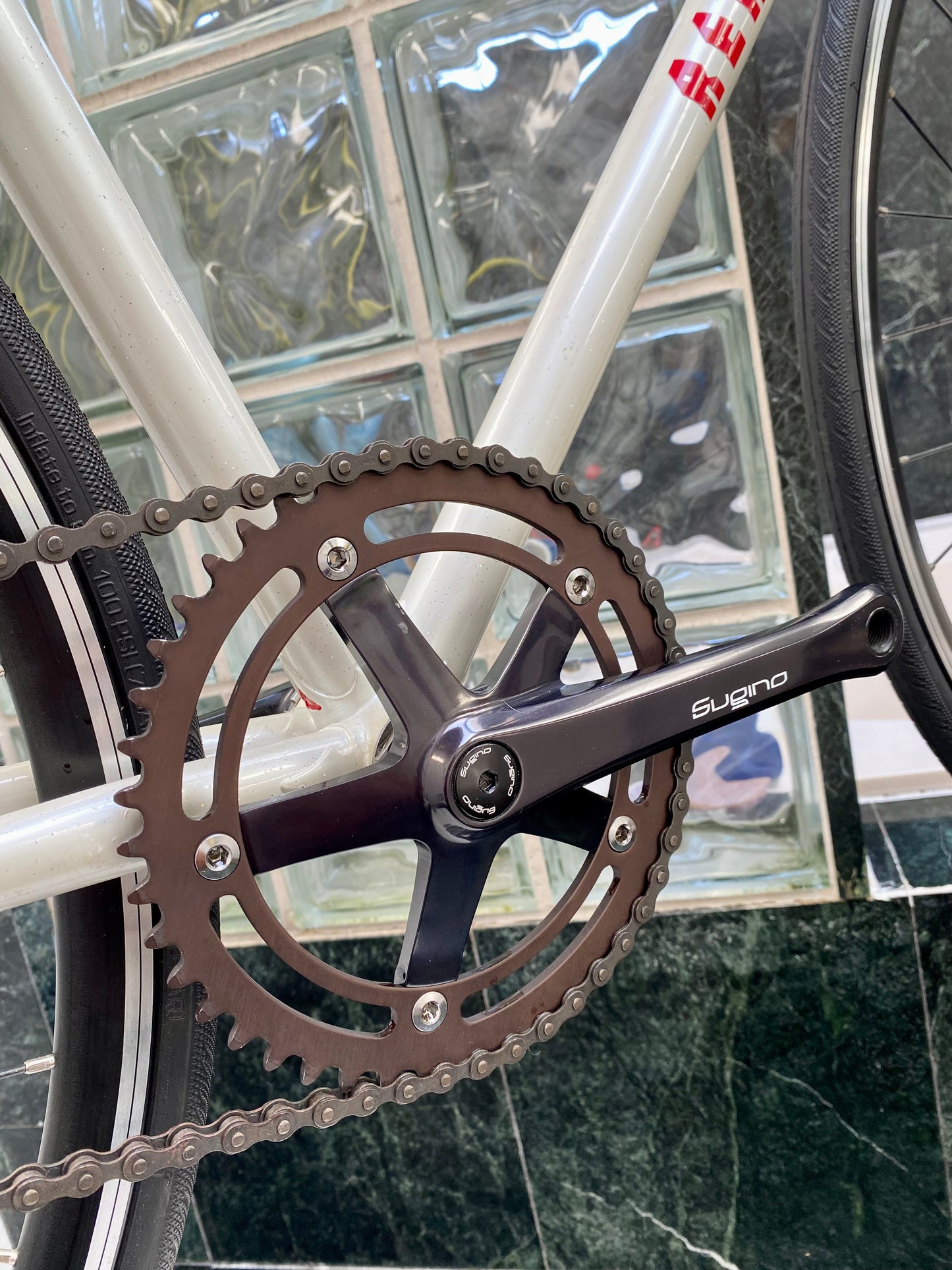 (SIZE 54cm) LOVELY REMINTON NJS TRACK BIKE - SUGINO 75 - MICHE