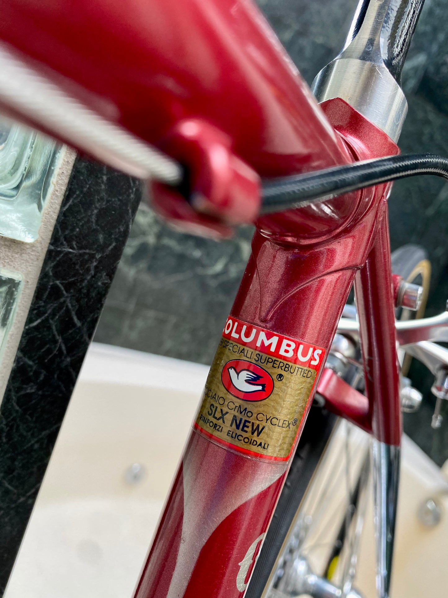 (SIZE "43cm") 1999 GIANELLA STEEL ROAD BIKE - CUSTOM BUILT - COLUMBUS SLX - CAMPY