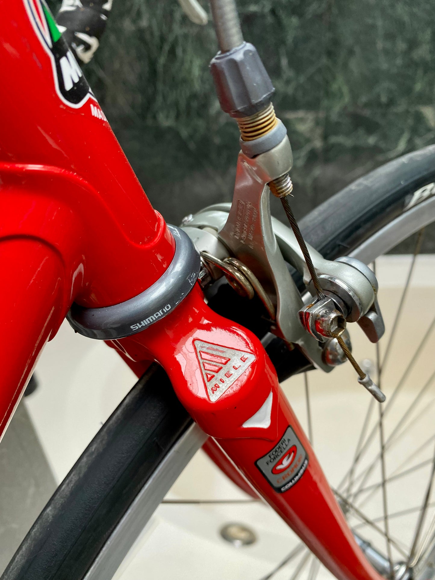 (SIZE 53cm) 1980's MIELE LUPA ROAD BIKE - COLUMBUS CROMOR