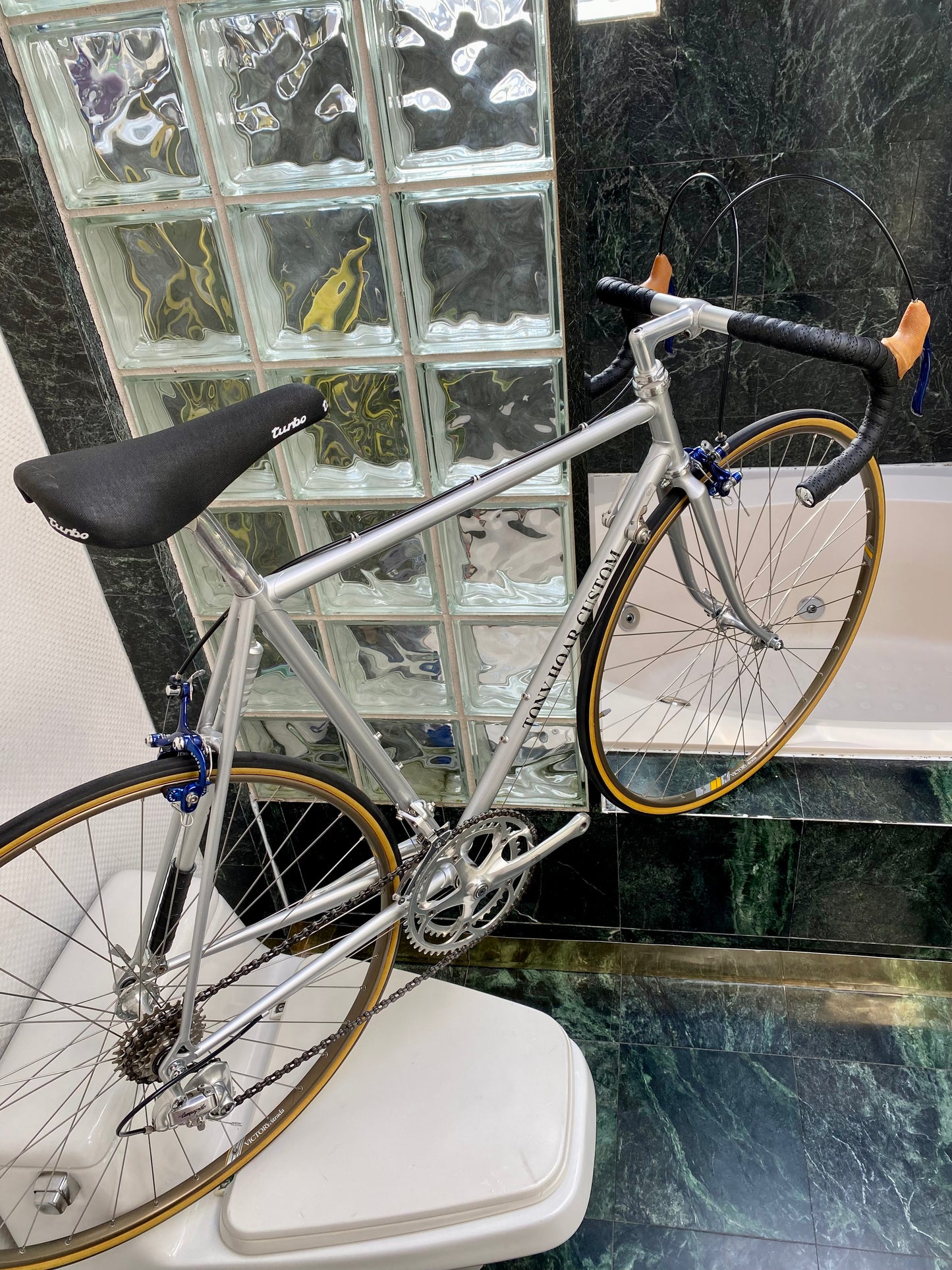 (SIZE 54cm) 1980's "TONY HOAR CUSTOM" ROAD BIKE - CAMPAGNOLO CHORUS