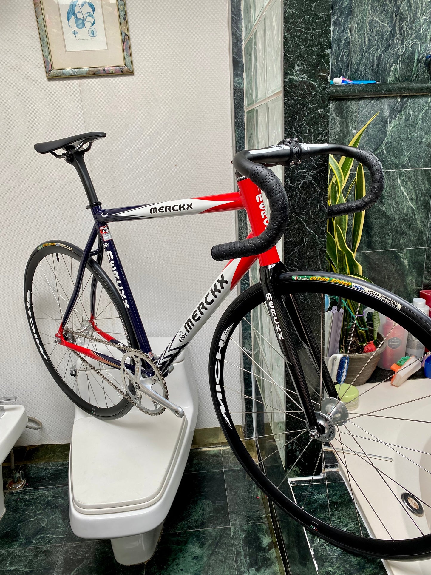 (SIZE 55cm) 2008 EDDY MERCKX PISTA TRACK BIKE - LIKE NEW / SPOTLESS