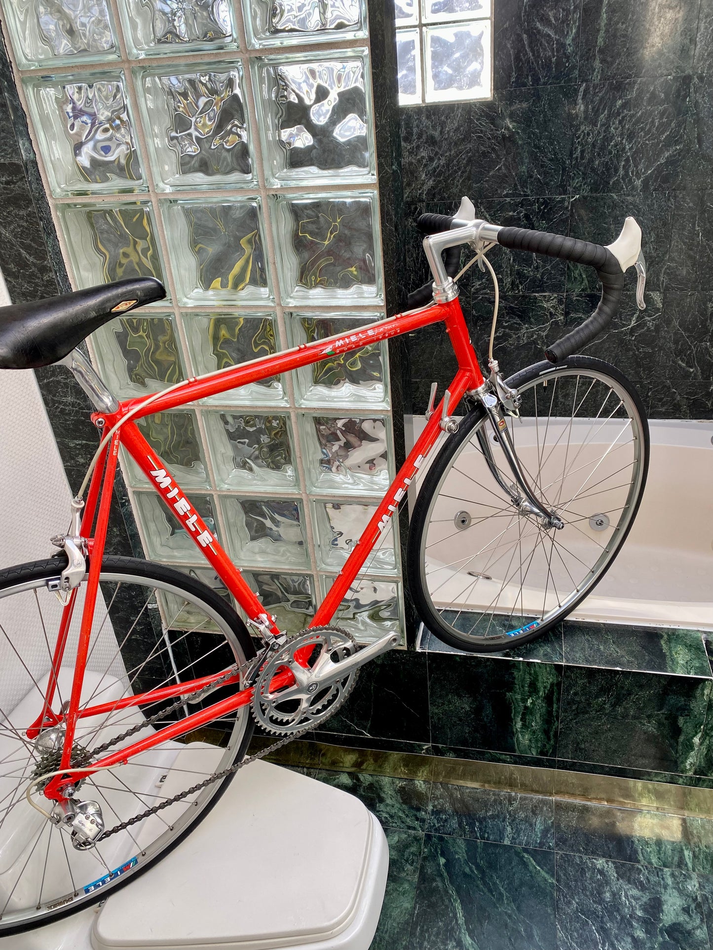 (SIZE 59cm) 1980's MIELE LATINA ROAD BIKE - CAMPAGNOLO ATHENA - COLUMBUS SL