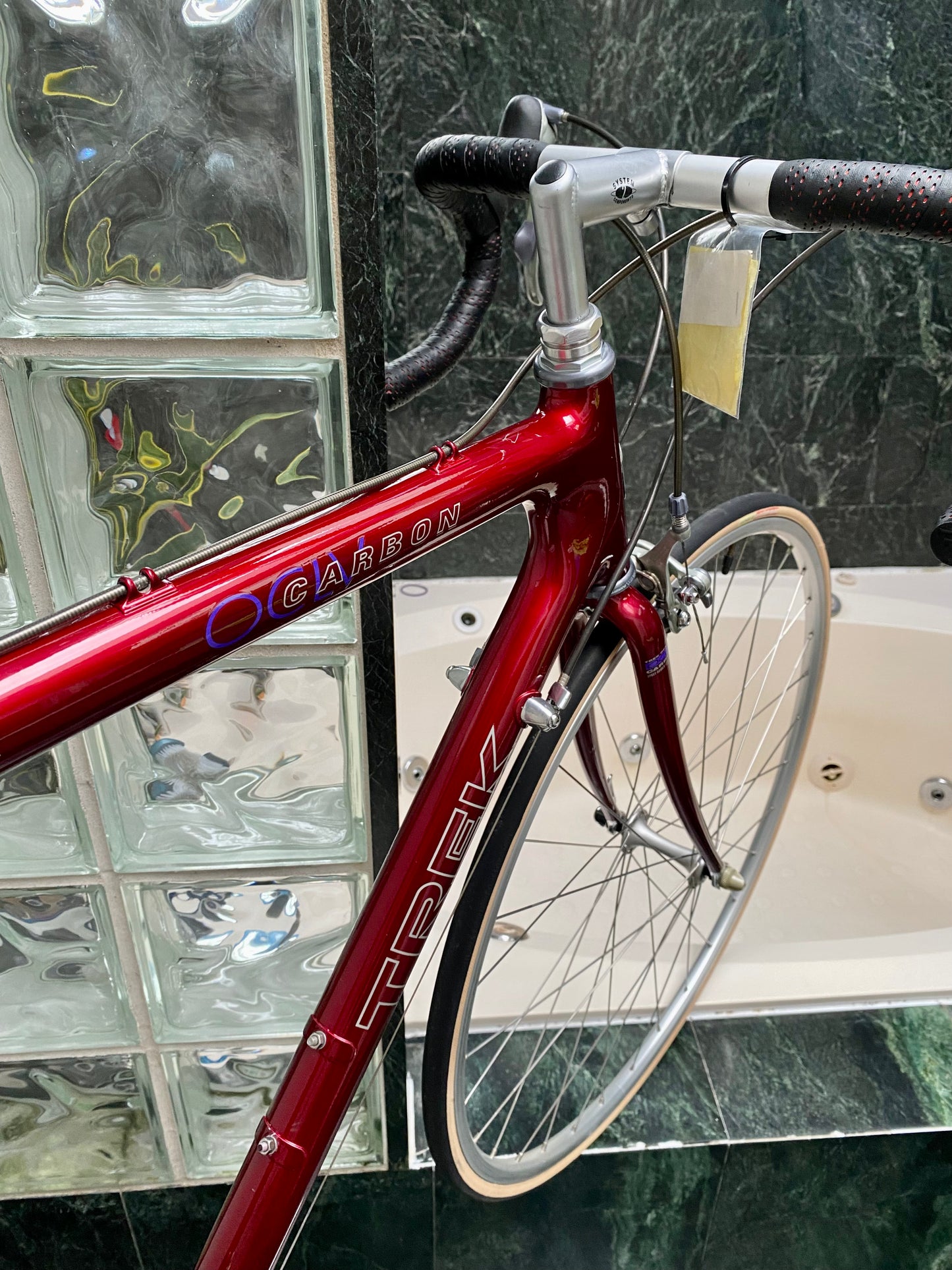 (SIZE 57cm) EARLY-1990's TREK 5500 CARBON ROAD BIKE - SHIMANO 105