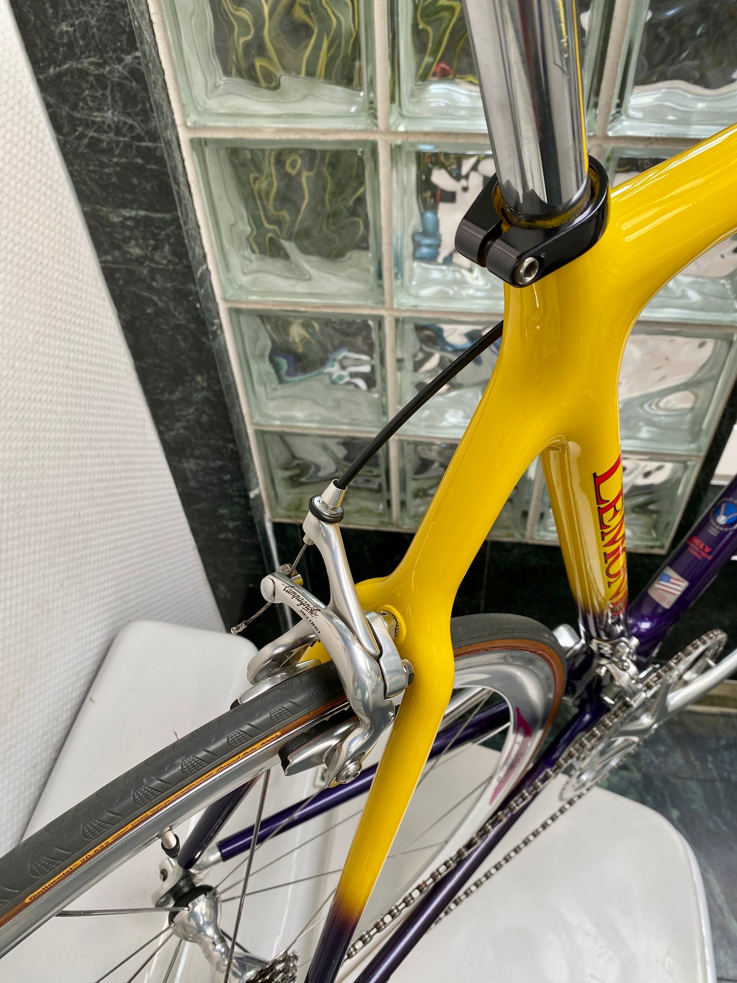 (SIZE 60cm) 1997 LEMOND MAILLOT JAUNE ROAD BIKE - CAMPAGNOLO RECORD