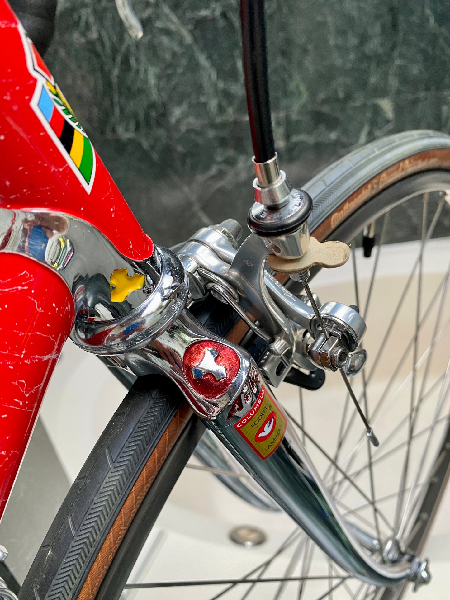 (SIZE 53cm) 1980's TOMMASINI SUPER PRESTIGE ROAD BIKE - CAMPAGNOLO SUPER RECORD - COLUMBUS SLX