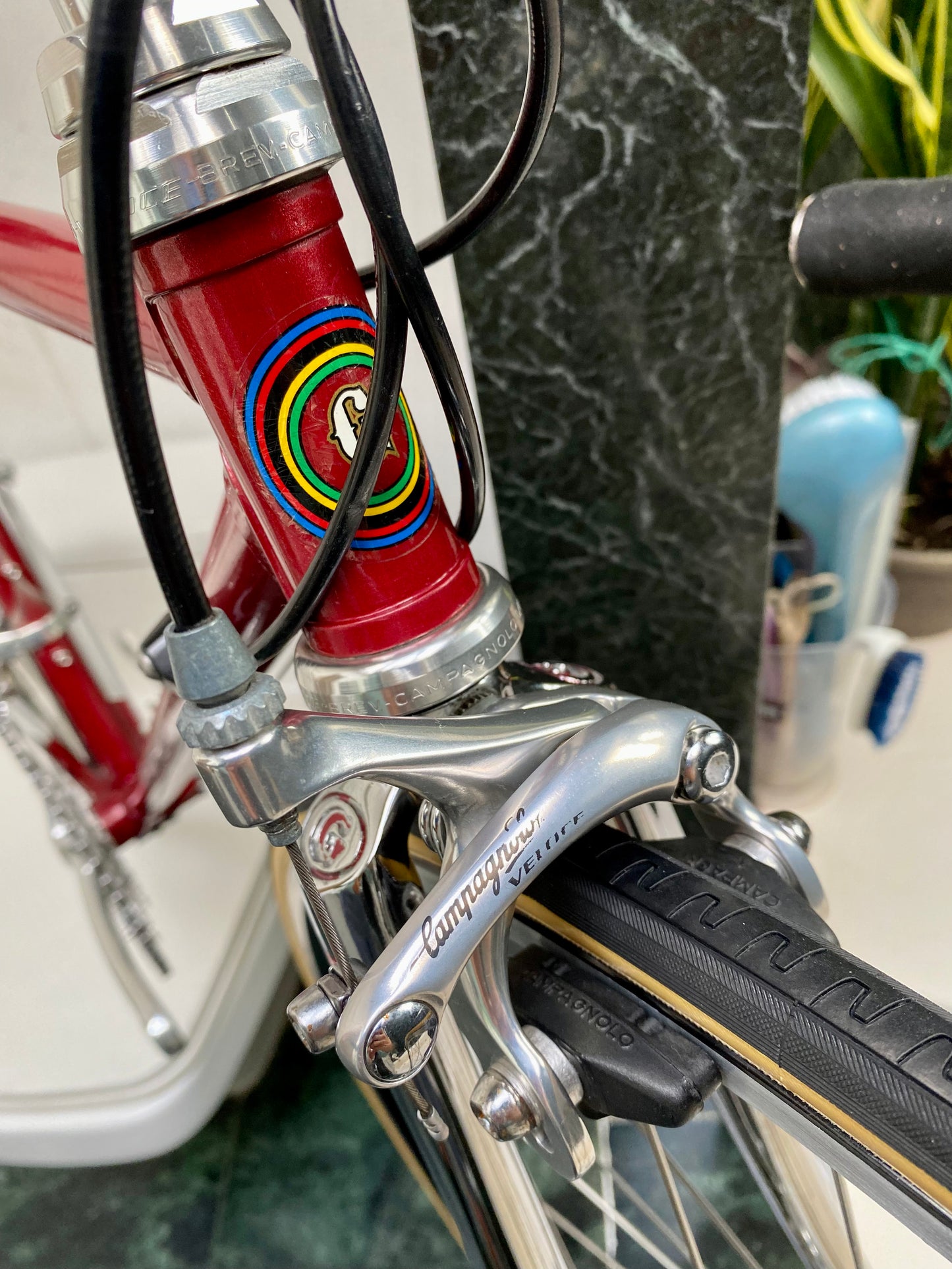 (SIZE "43cm") 1999 GIANELLA STEEL ROAD BIKE - CUSTOM BUILT - COLUMBUS SLX - CAMPY