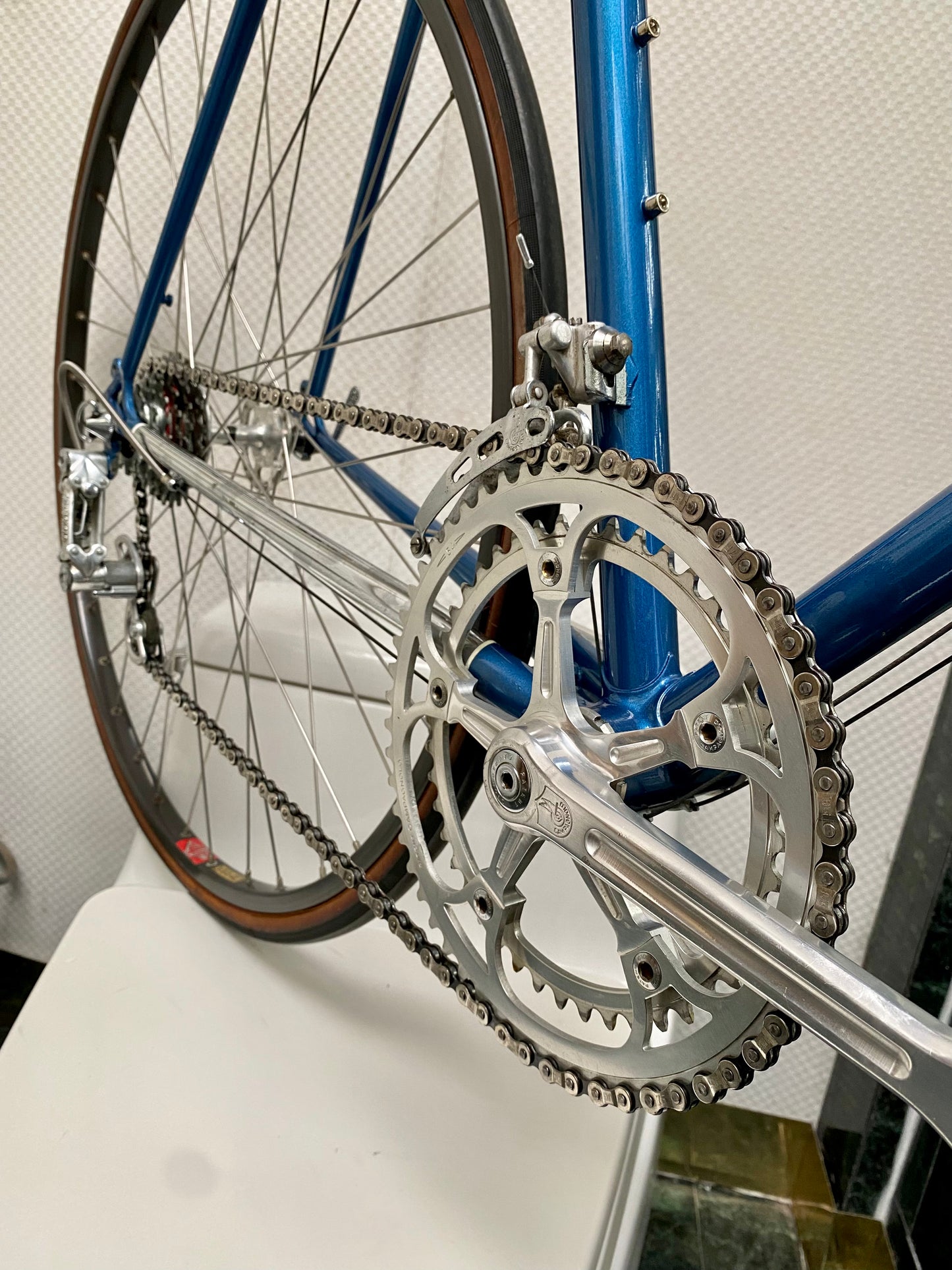 (SIZE 57cm) 1980's BERTRAND ROAD BIKE - CAMPAGNOLO - COLUMBUS SL