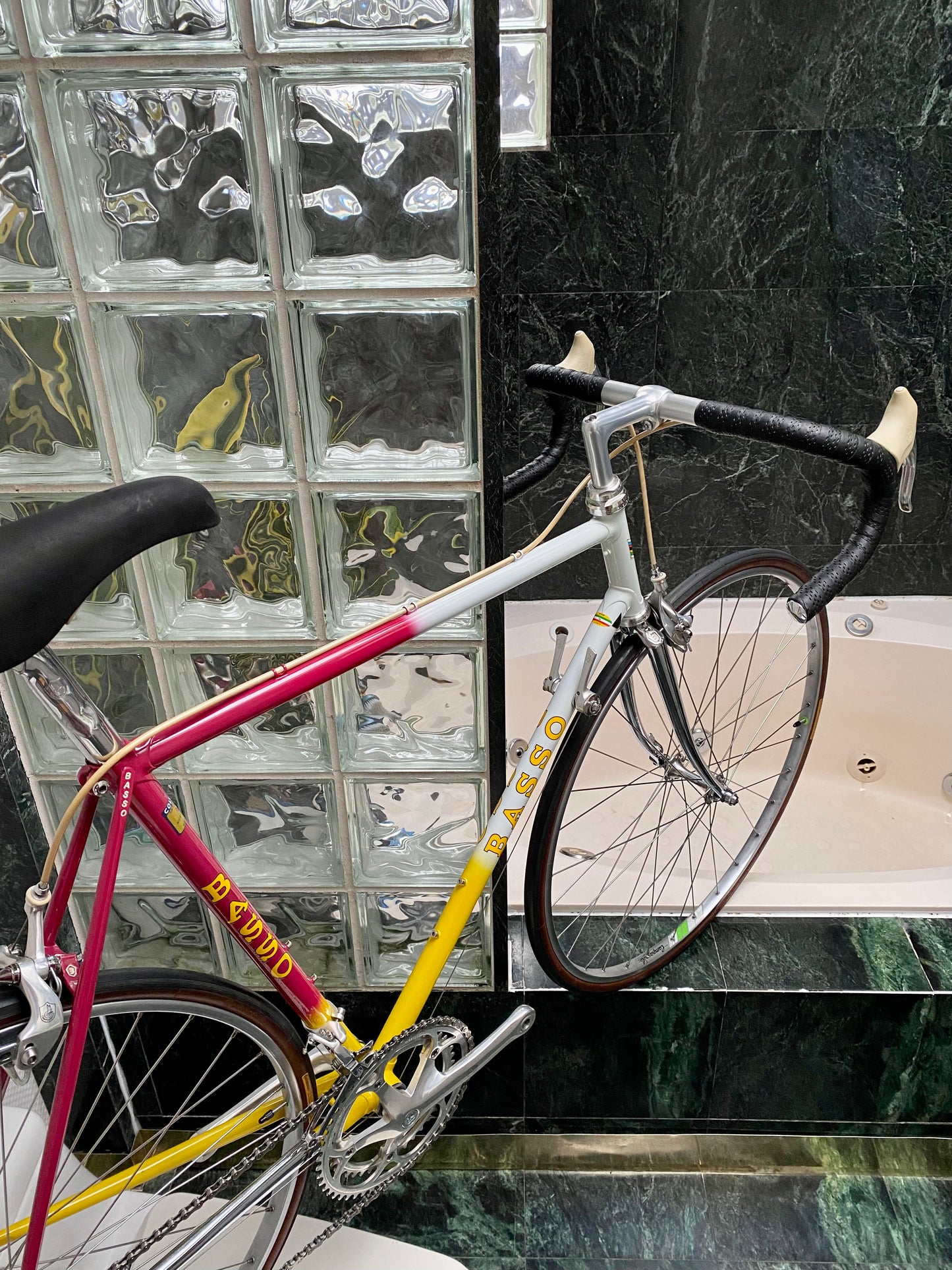 (SIZE 55cm) 1980's BASSO ROAD BIKE - COLUMBUS SL - CAMPAGNOLO ATHENA