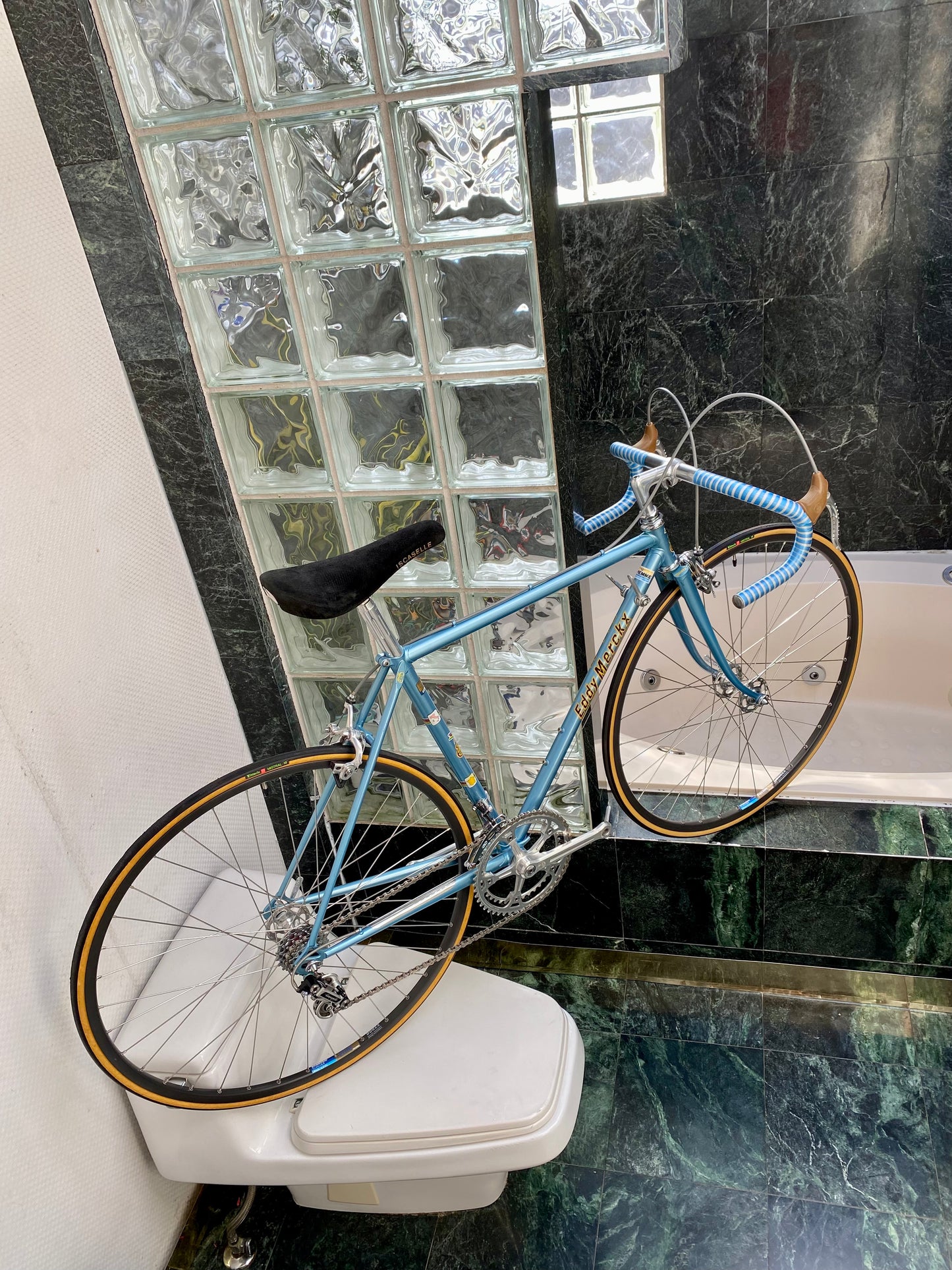 (SIZE 50cm) EARLY-1980's EDDY MERCKX ROAD BIKE - CAMPAGNOLO SUPER RECORD - MUSEUM QUALITY PERFECTION!!