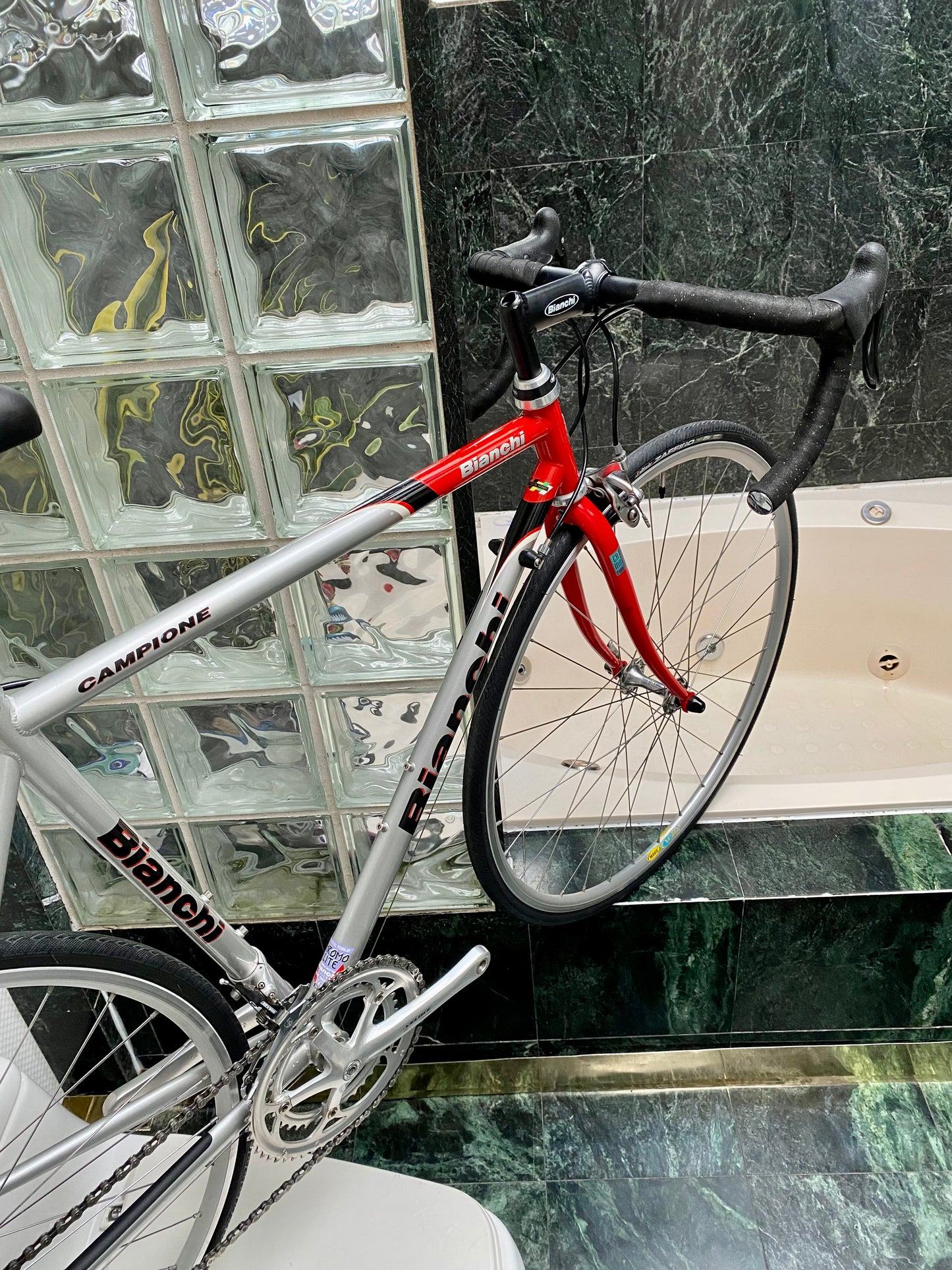 (SIZE 53cm) 1990's BIANCHI CAMPIONE ROAD BIKE - CAMPAGNOLO