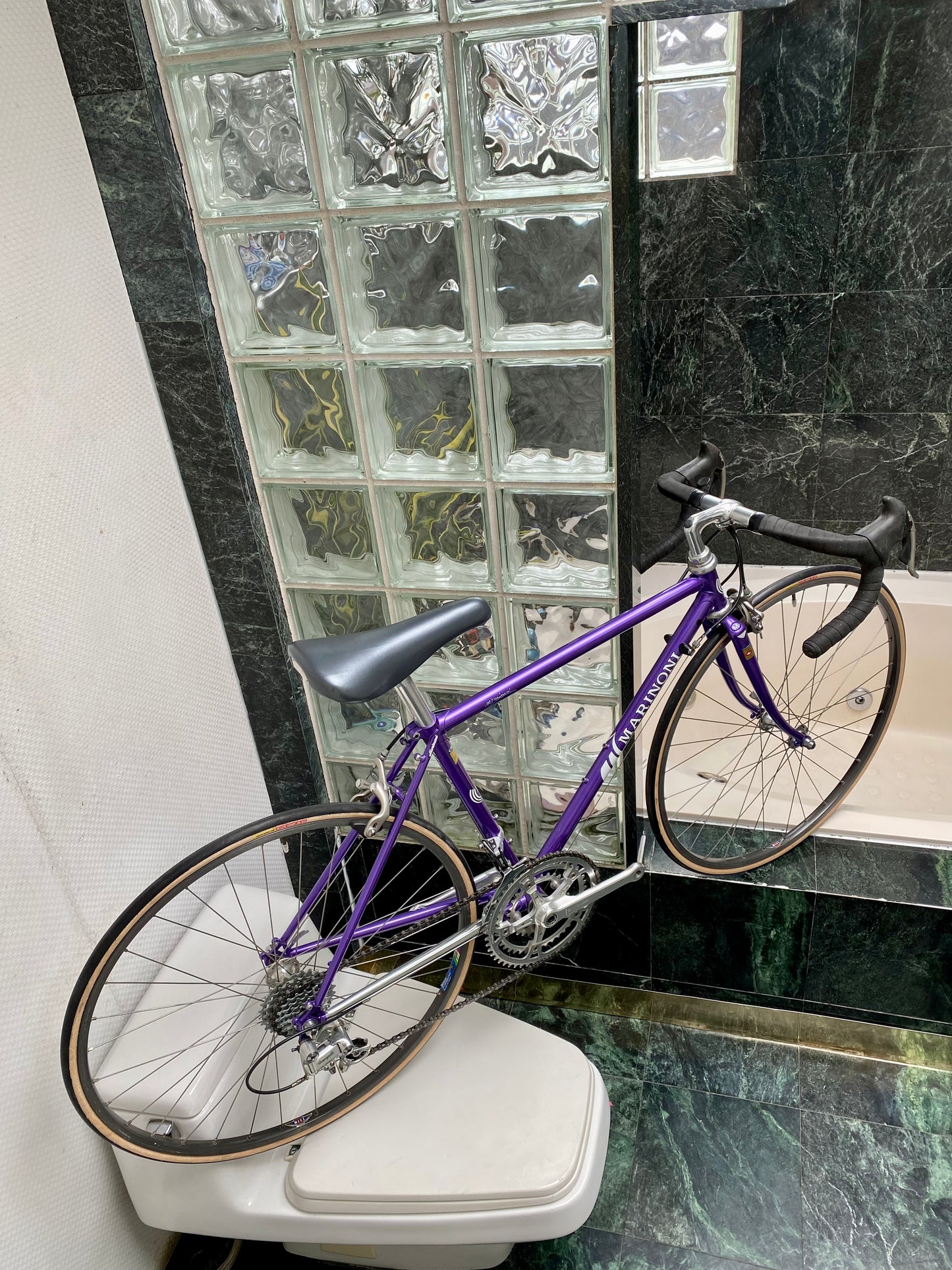 (SIZE 46cm) EARLY-1990's MARINONI SPECIAL ROAD BIKE - CUSTOM BUILT - CAMPAGNOLO - LIKE NEW