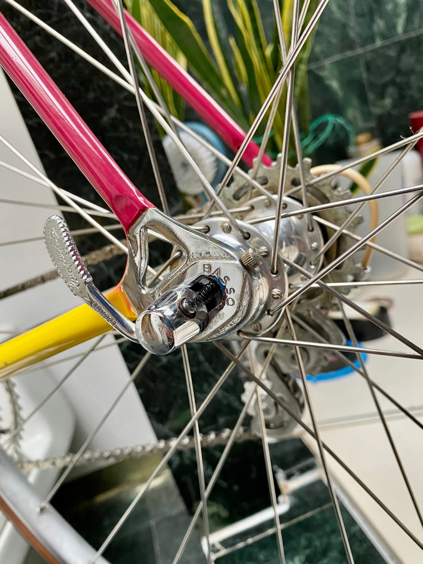 (SIZE 55cm) 1980's BASSO ROAD BIKE - COLUMBUS SL - CAMPAGNOLO ATHENA