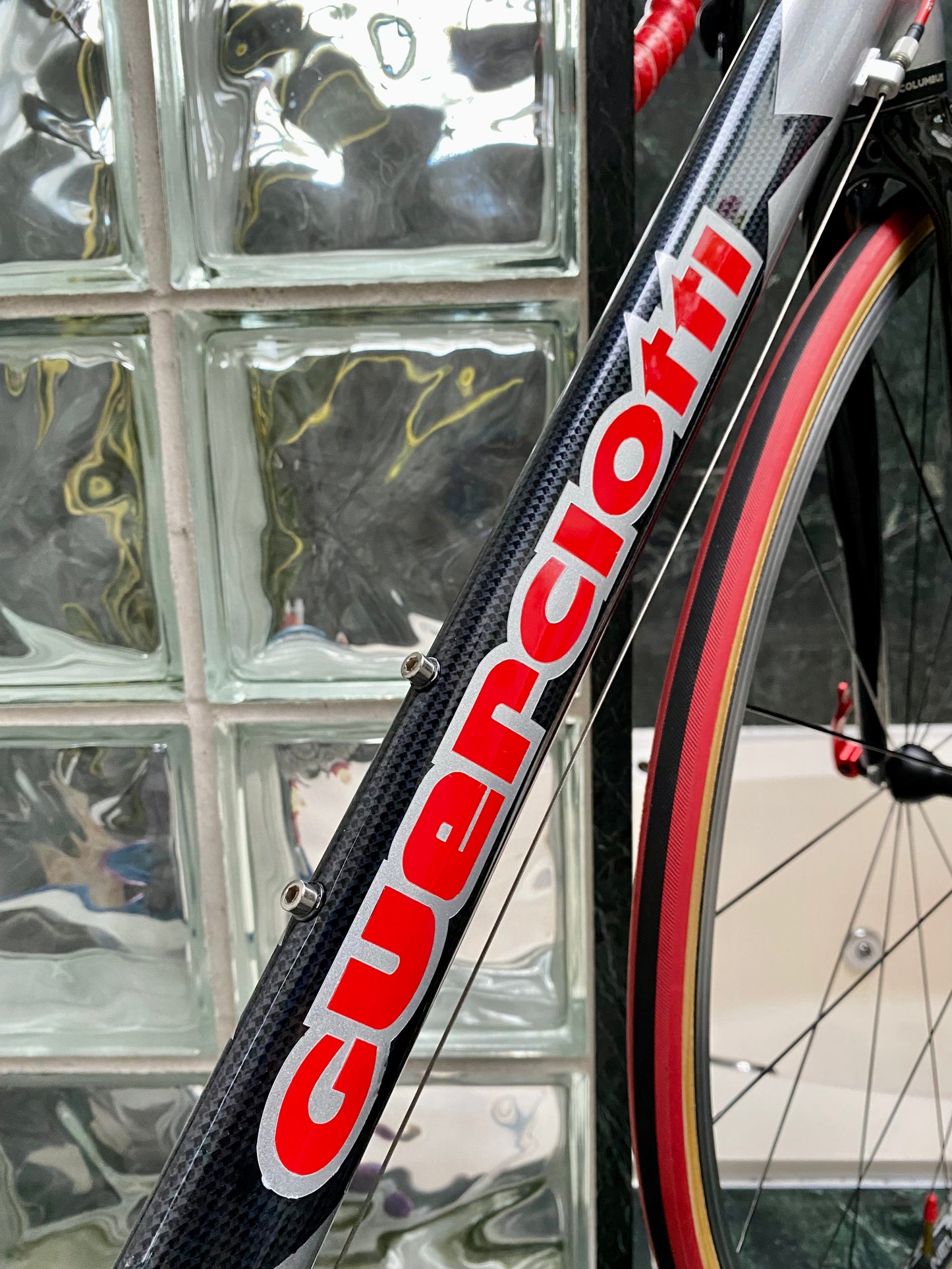 (SIZE 55cm) GUERCIOTTI G35 ROAD BIKE - CAMPAGNOLO CENTAUR - COLUMBUS STARSHIP