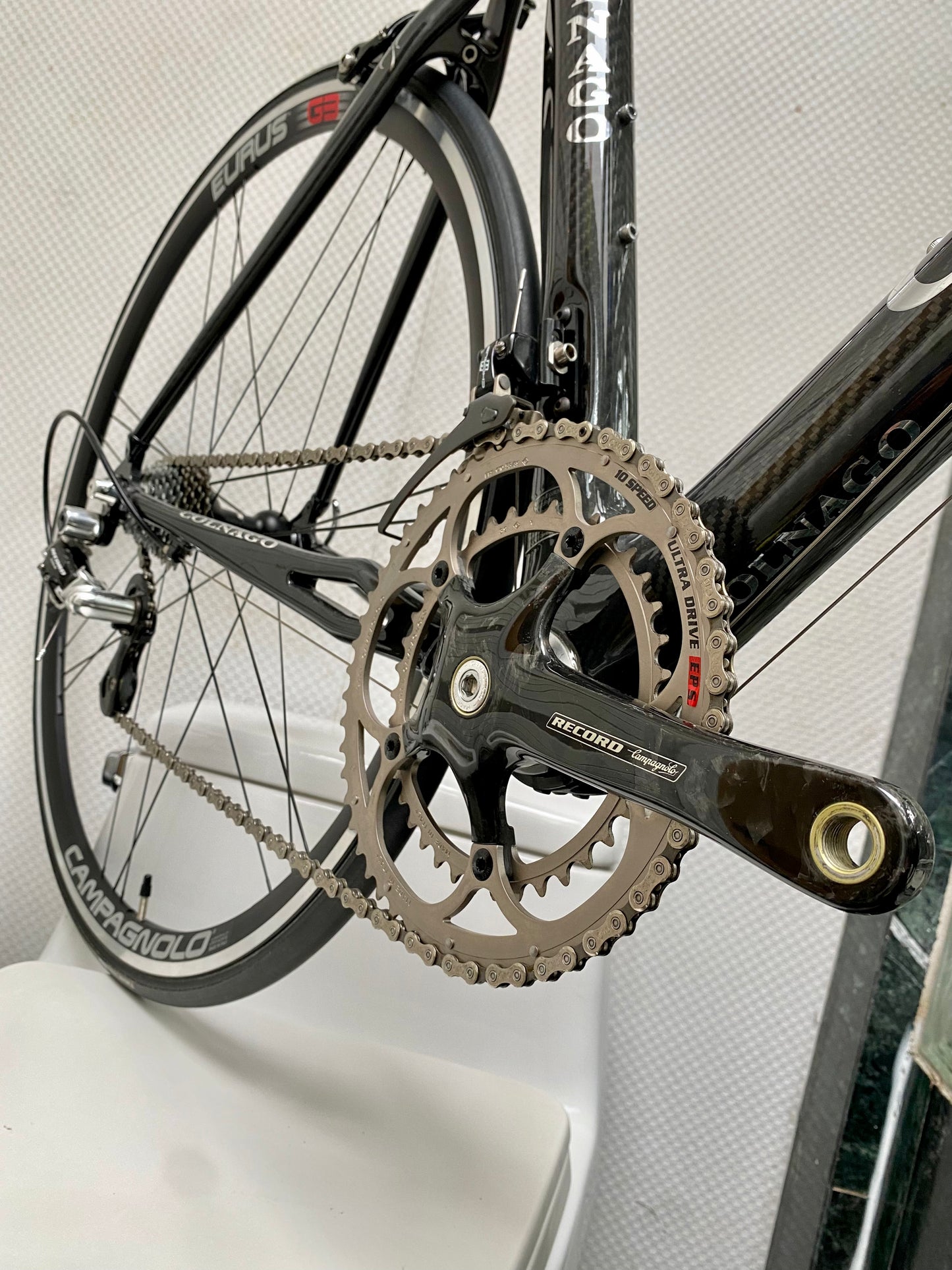 (SIZE 53cm) 2004 COLNAGO PRESIDENT LEONARDO DA VINCI ROAD BIKE - CAMPAGNOLO RECORD