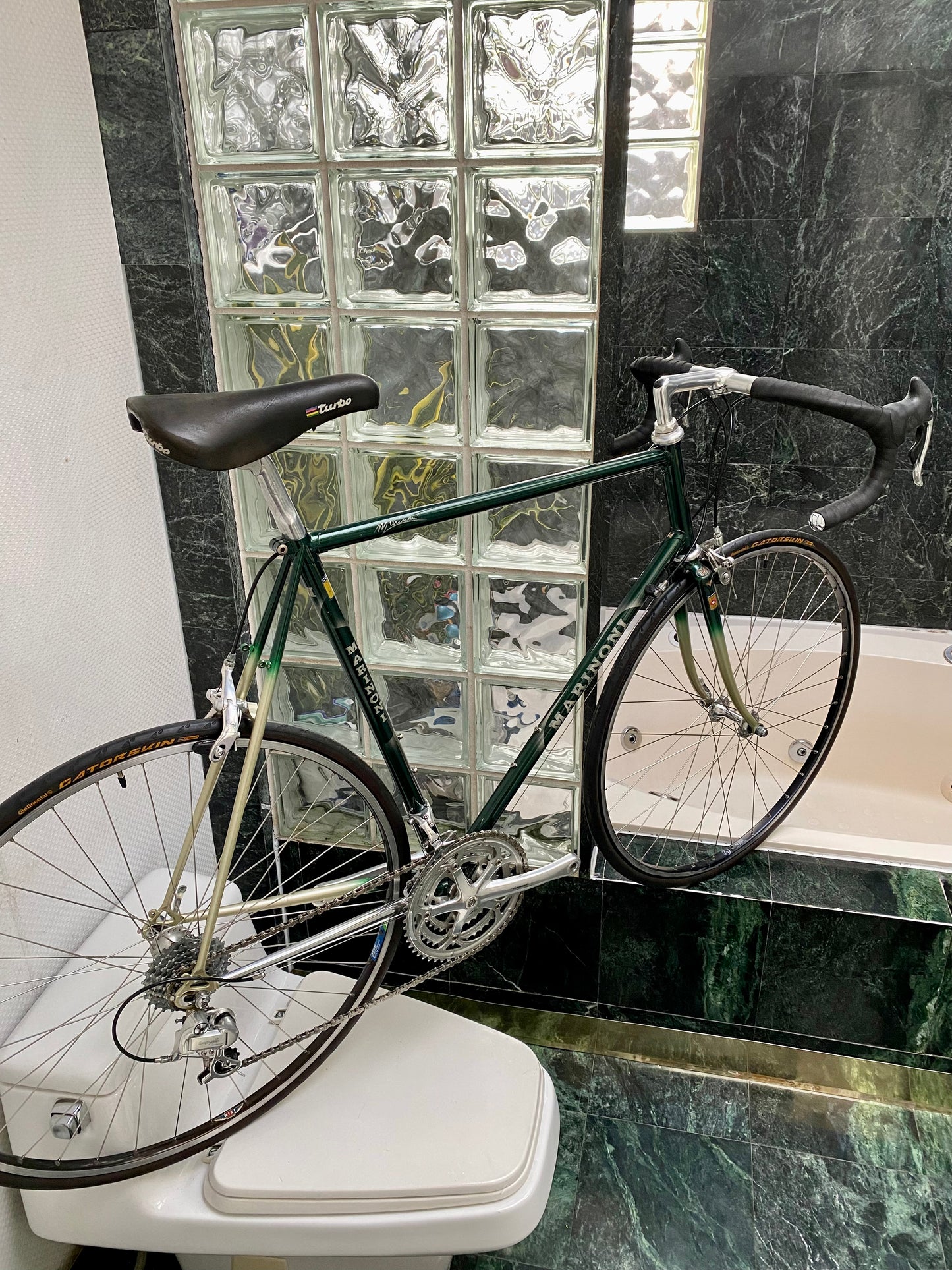 (SIZE 60cm) EARLY-1990's MARINONI ROAD BIKE - COLUMBUS SP - CAMPAGNOLO