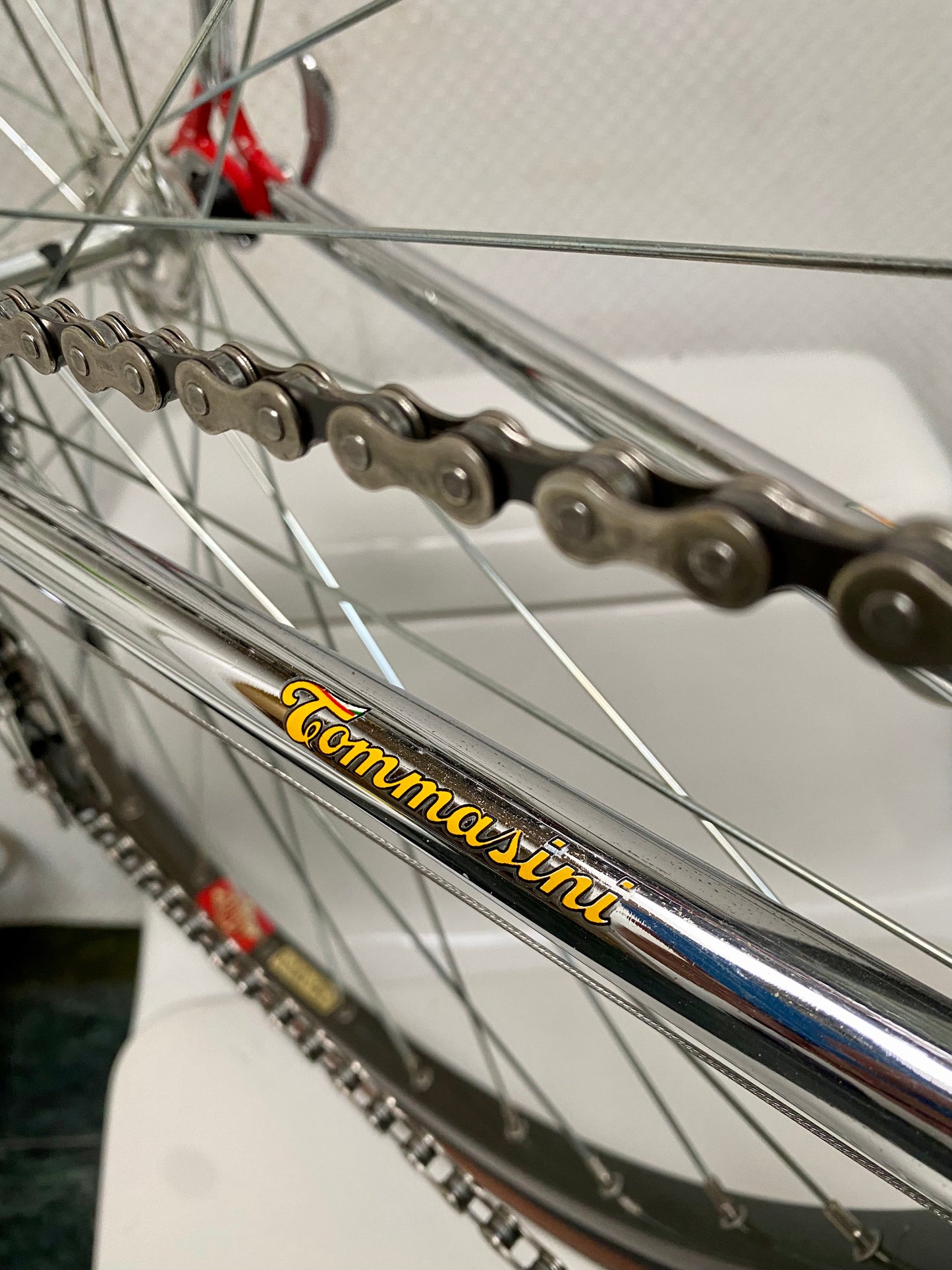 (SIZE 53cm) 1980's TOMMASINI SUPER PRESTIGE ROAD BIKE - CAMPAGNOLO SUPER RECORD - COLUMBUS SLX
