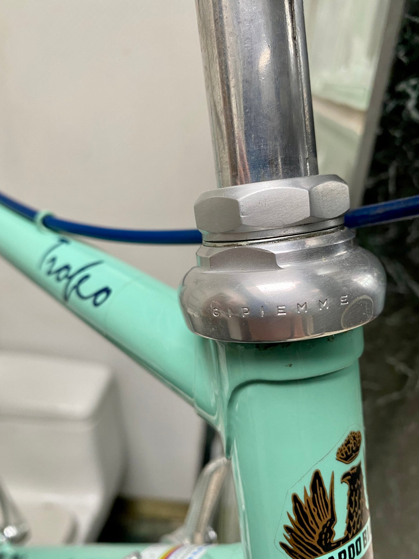 (SIZE 53cm) 1980's BIANCHI TROFEO ROAD BIKE - CAMPAGNOLO - COLUMBUS - LIKE NEW