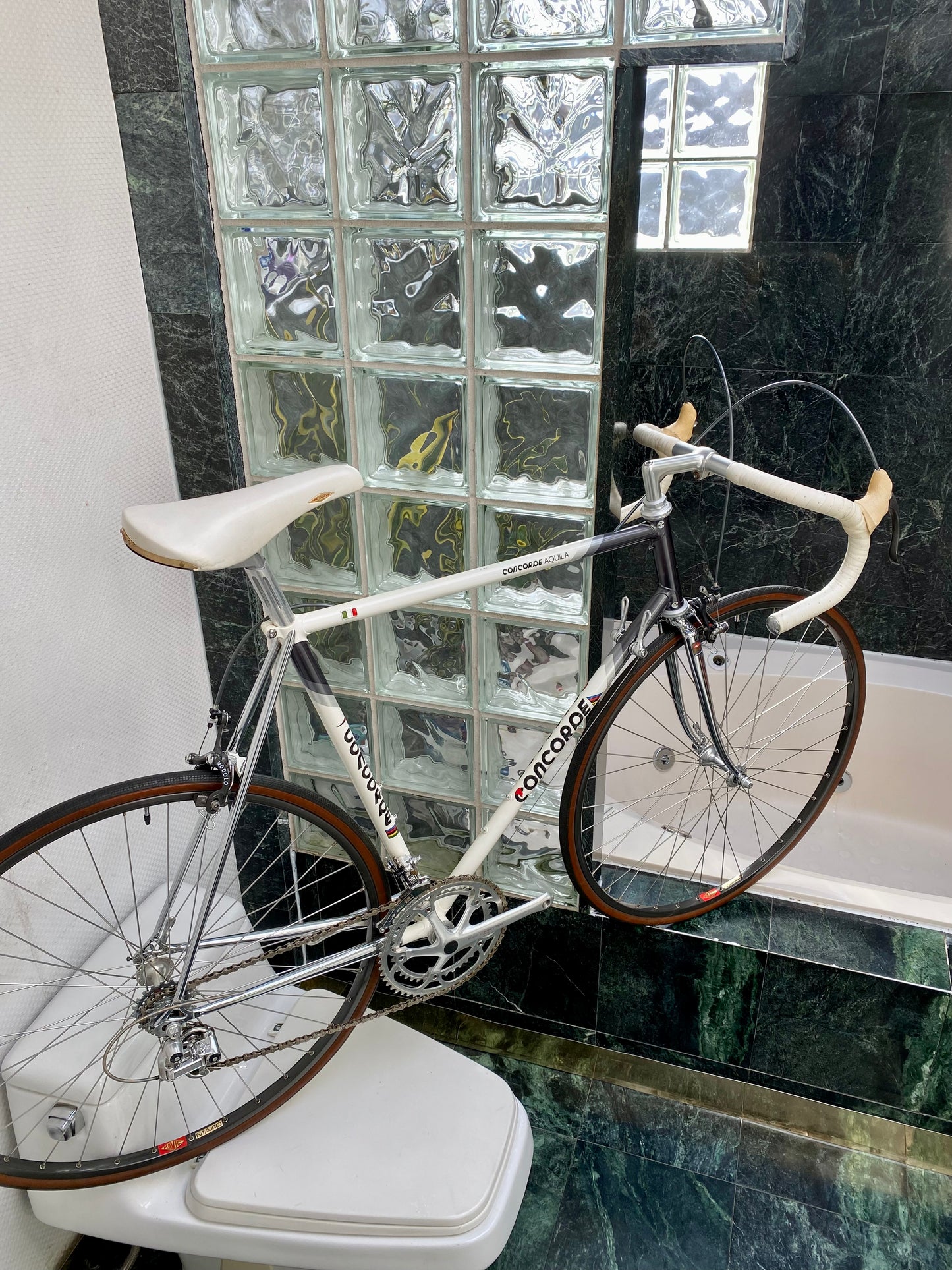 (SIZE 58cm) 1980's CONCORDE AQUILA ROAD BIKE - EDCO COMPETITION GROUPSET