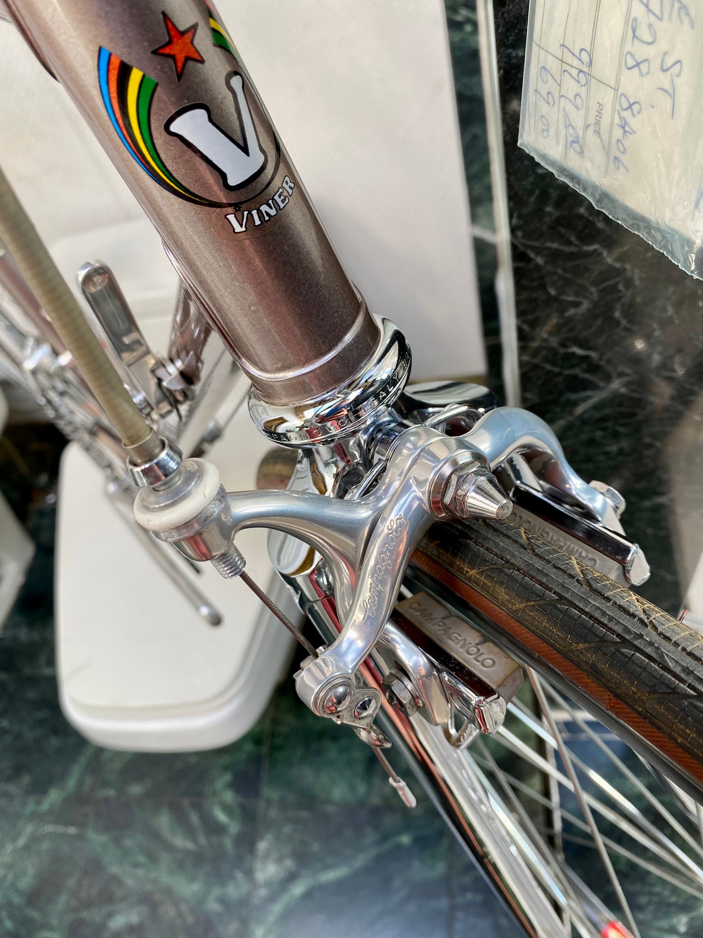 (SIZE 53cm) 1980's VINER ROAD BIKE - CAMPAGNOLO GROUPSET - WITH ORIGINAL RECEIPT