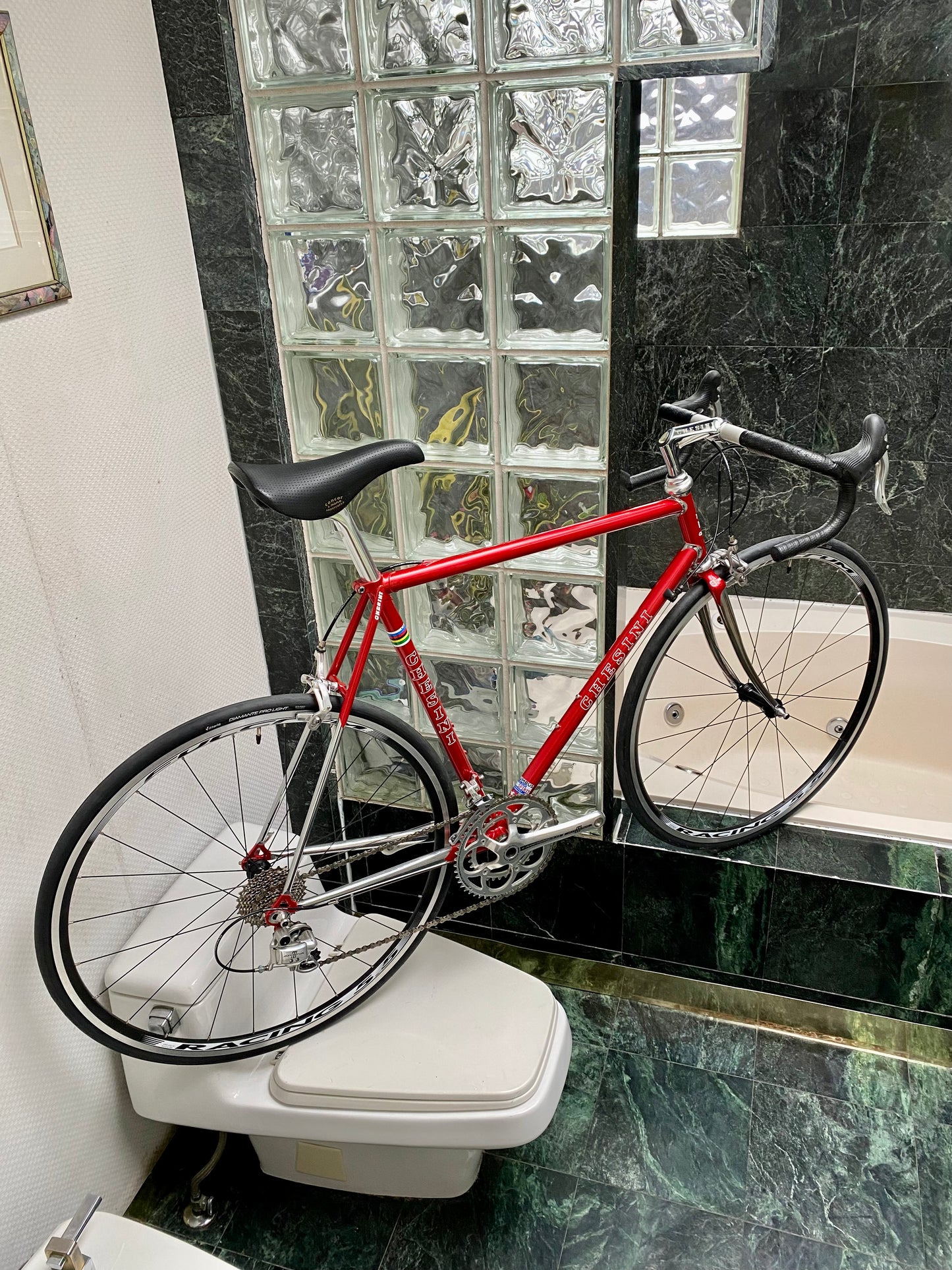 (SIZE 56cm) CHESINI X-UNO STEEL ROAD BIKE - COLUMBUS STEEL / CAMPY ATHENA 11