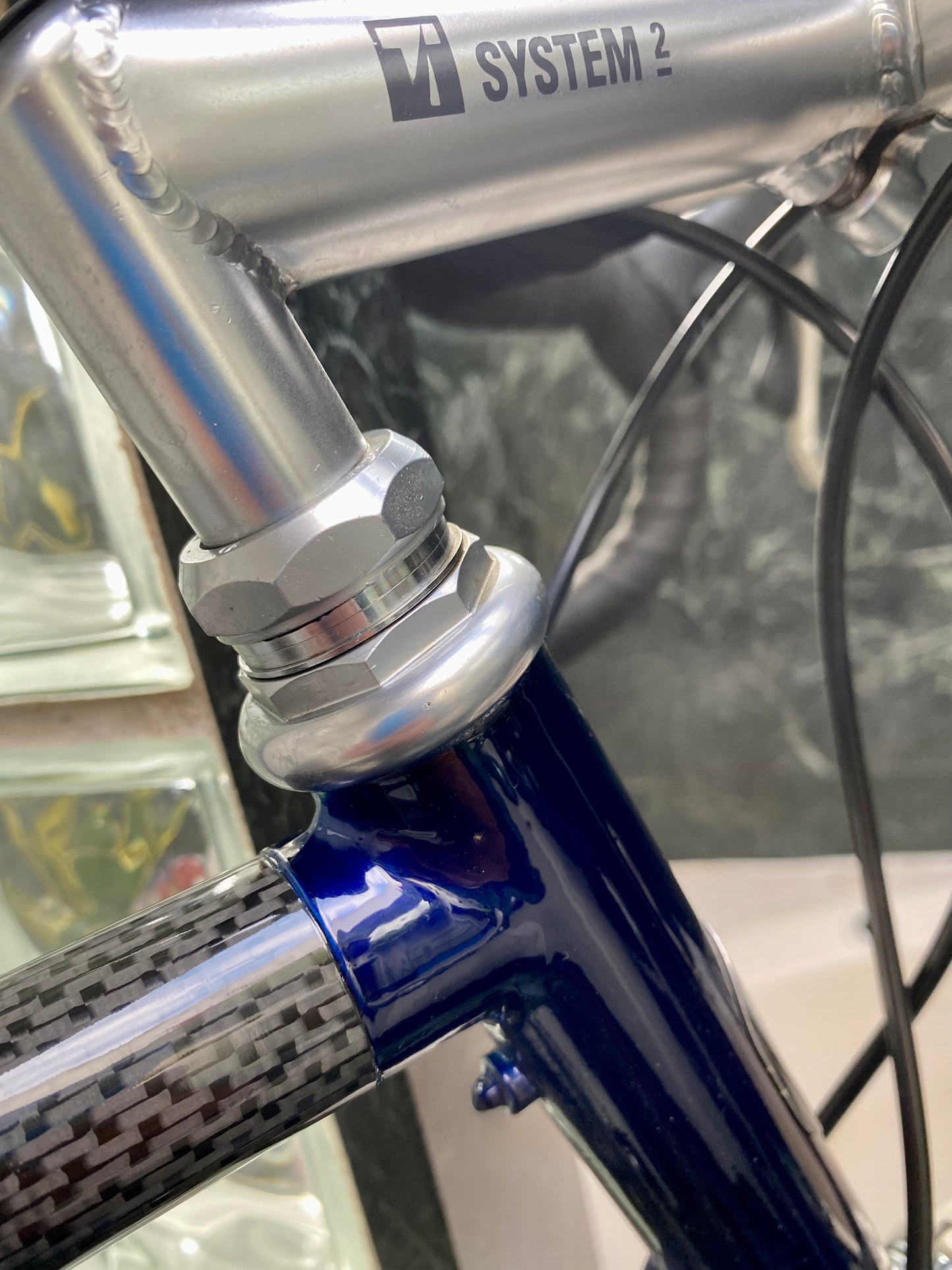 (SIZE 57cm) 1990's TREK 2200 CARBON ROAD BIKE - CAMPAGNOLO