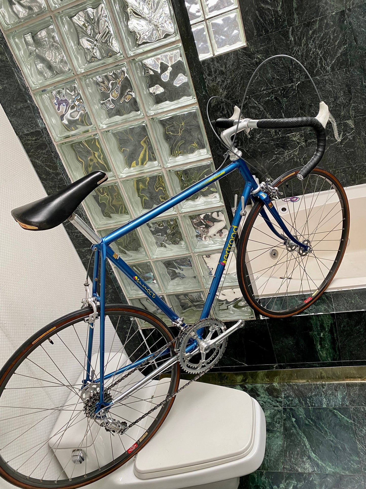 (SIZE 57cm) 1980's BERTRAND ROAD BIKE - CAMPAGNOLO - COLUMBUS SL