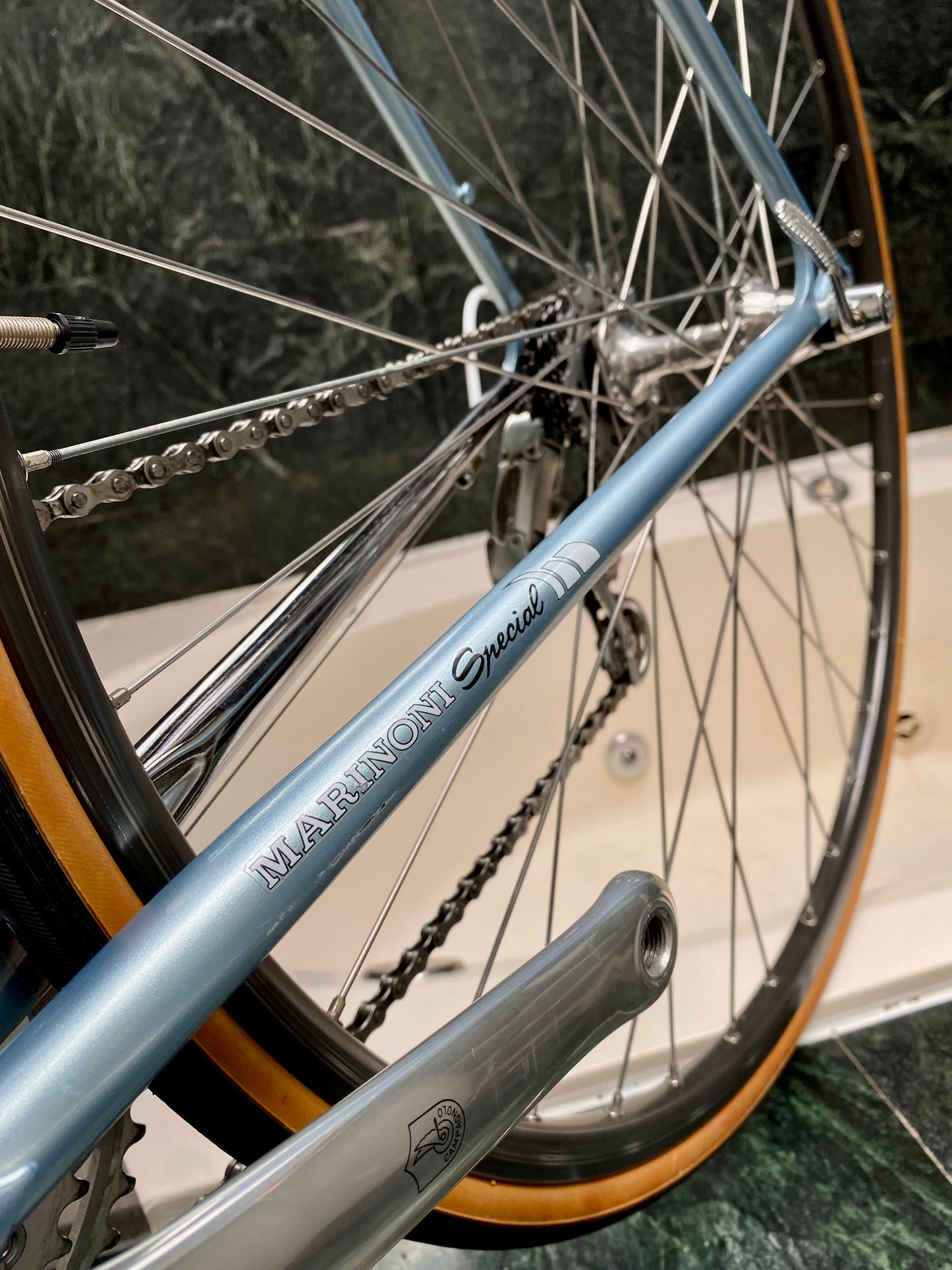 (SIZE 51cm) 1980's MARINONI SPECIAL ROAD BIKE - CAMPAGNOLO C-RECORD DELTA GROUPSET