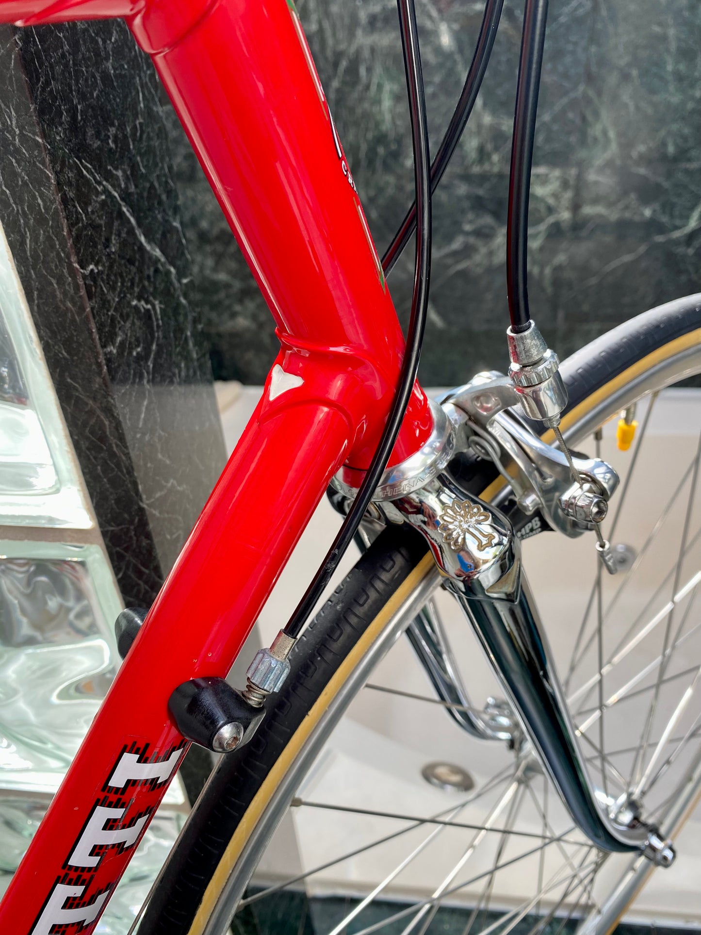 (SIZE 57cm) STUNNING EARLY-1990's CUSTOM CRAMEROTTI ROAD BIKE - CAMPAGNOLO