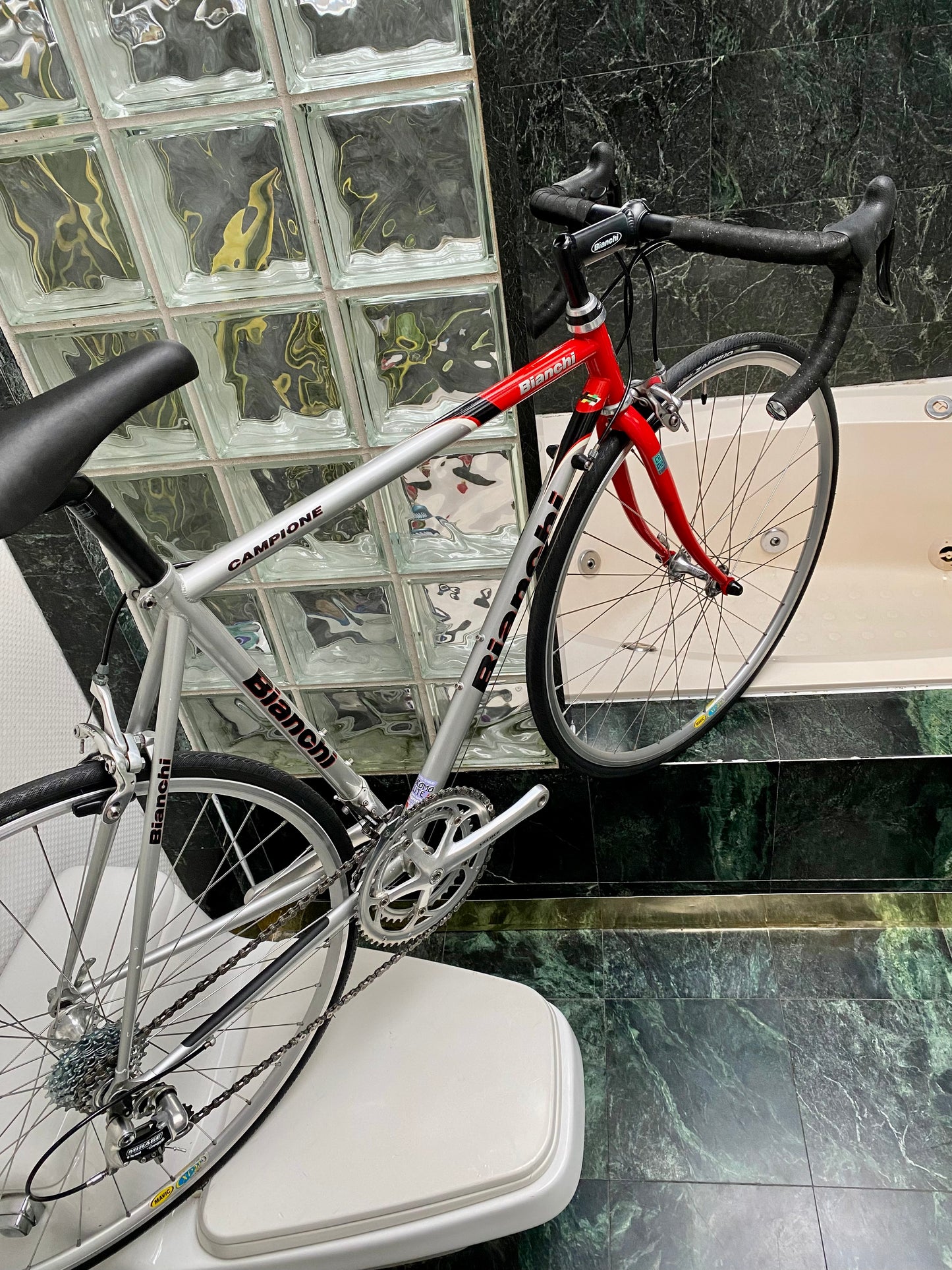 (SIZE 53cm) 1990's BIANCHI CAMPIONE ROAD BIKE - CAMPAGNOLO