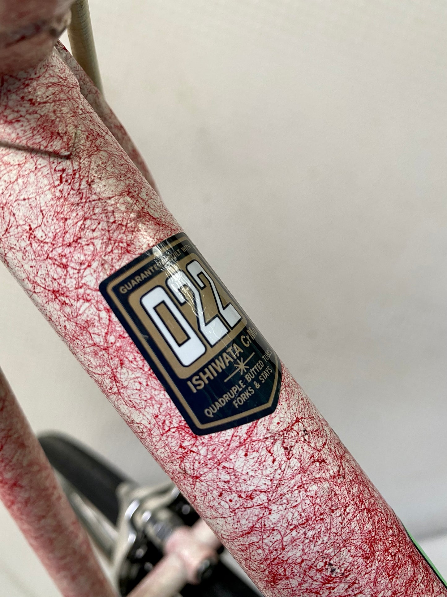 (SIZE 60cm) 1980's MIELE ROAD BIKE - PINK SPLATTER - COOL