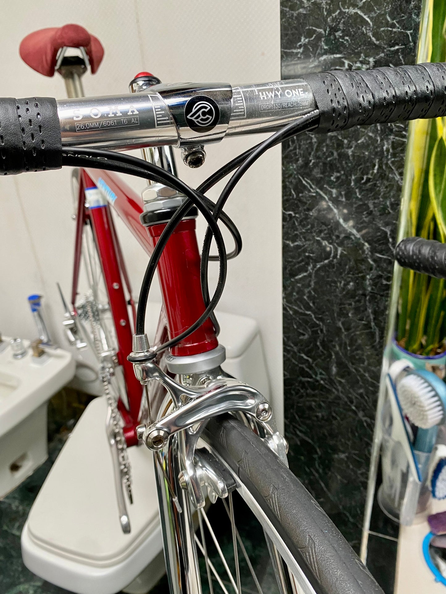 (SIZE 50cm) CUSTOM VENTURI ROAD BIKE - NEO-RETRO - CAMPAGNOLO