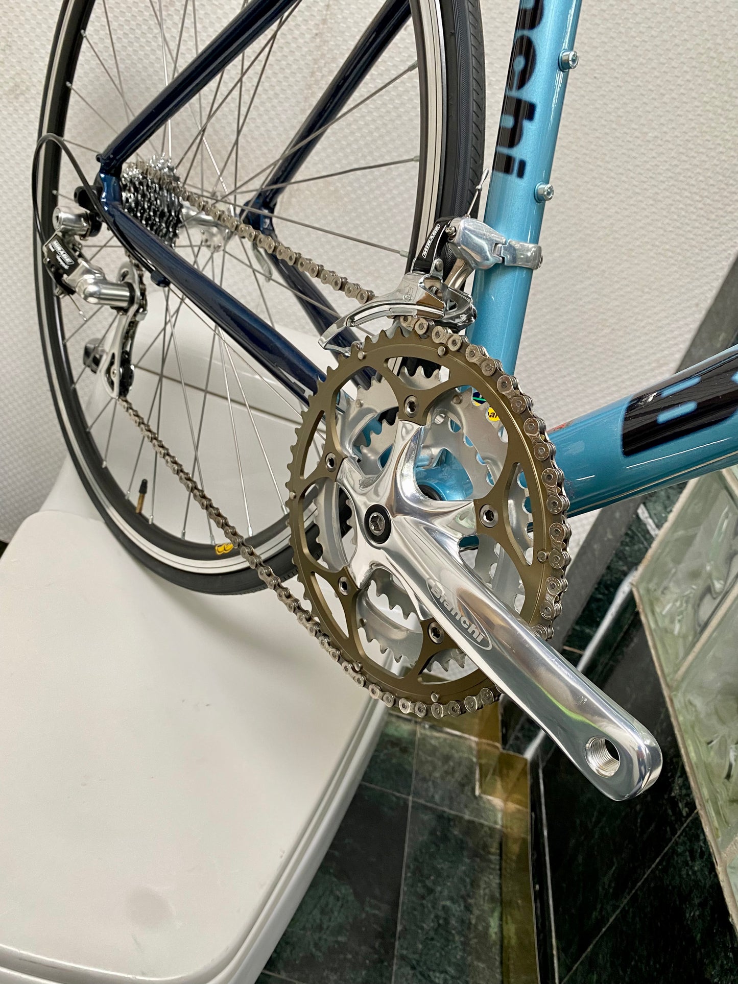 (SIZE 51cm) NOS / BRAND NEW CLASSIC BIANCHI ROAD BIKE - CAMPAGNOLO