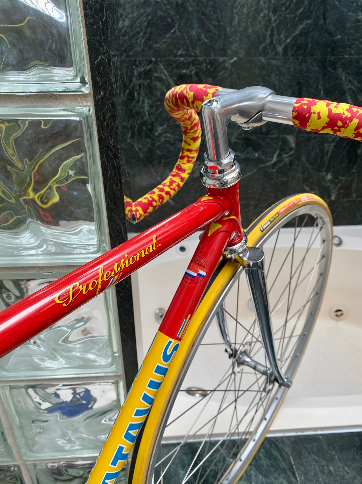 (SIZE 47cm) 1980's BATAVUS PROFESSIONAL TRACK BIKE - MICHE GROUPSET