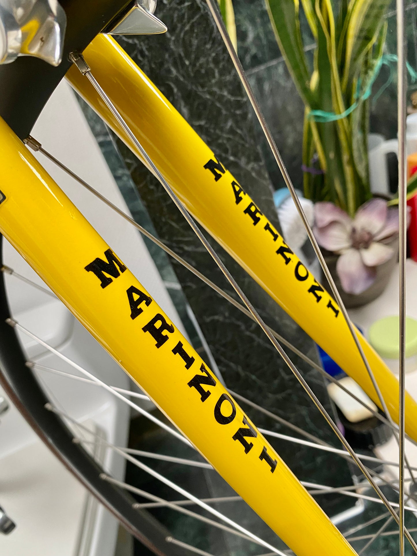 (SIZE 60cm) 1990's MARINONI ROAD BIKE - COLUMBUS EL EXTRA LIGHT - CAMPAGNOLO - ABSOLUTELY SPOTLESS!