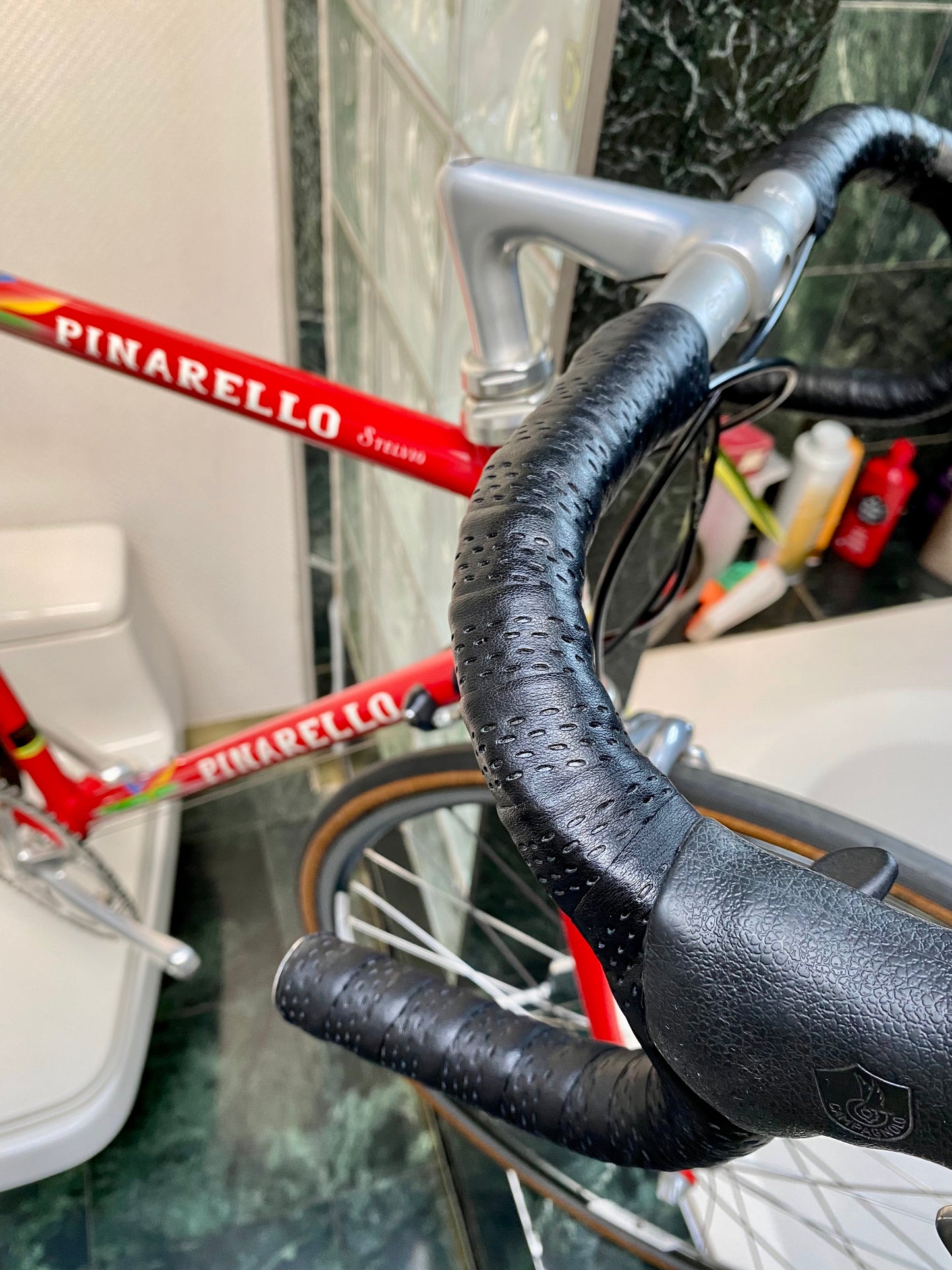 (SIZE 56cm) 1990's PINARELLO STELVIO ROAD BIKE - CAMPAGNOLO - SPOTLESS / LIKE NEW