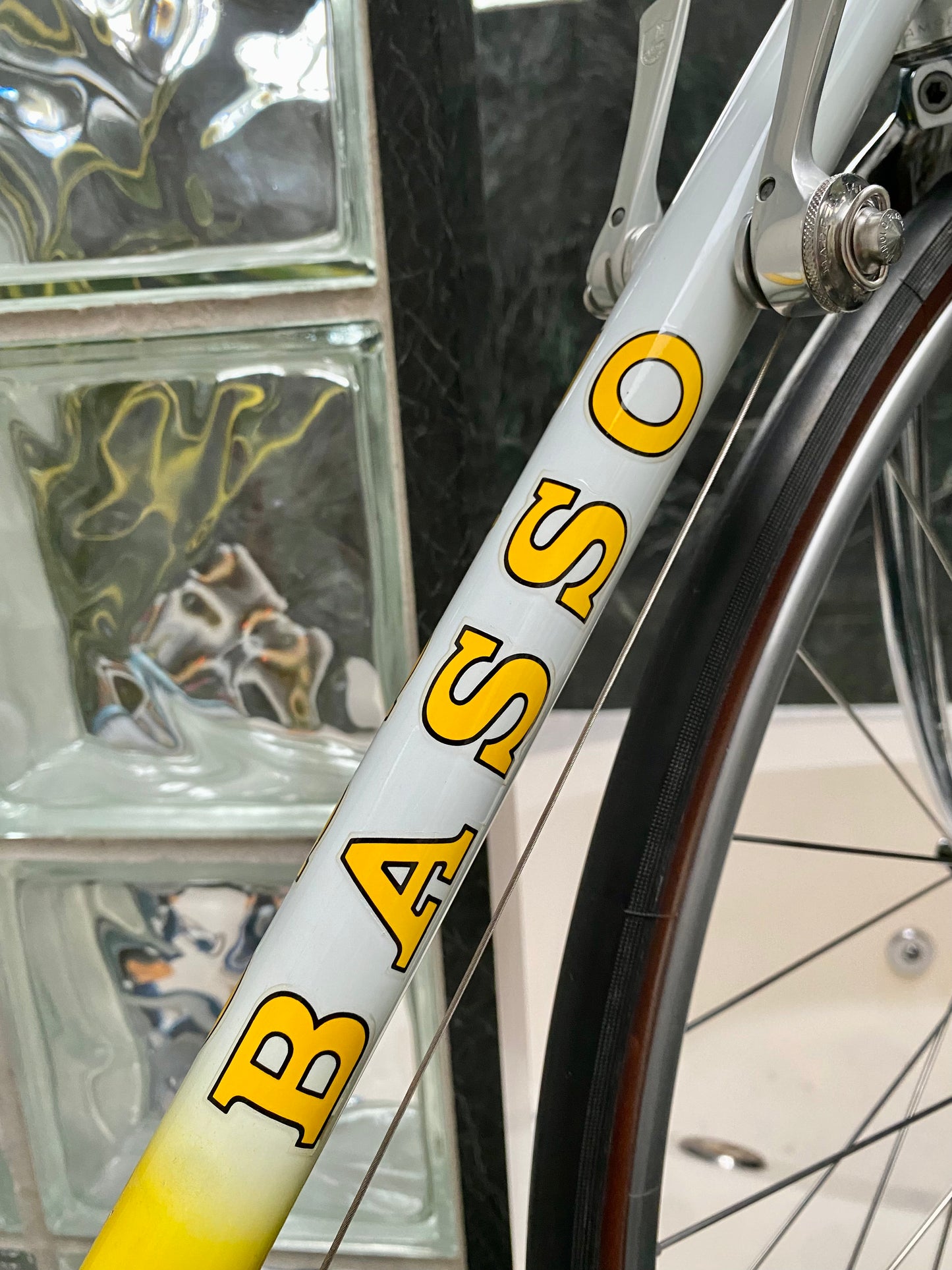 (SIZE 55cm) 1980's BASSO ROAD BIKE - COLUMBUS SL - CAMPAGNOLO ATHENA