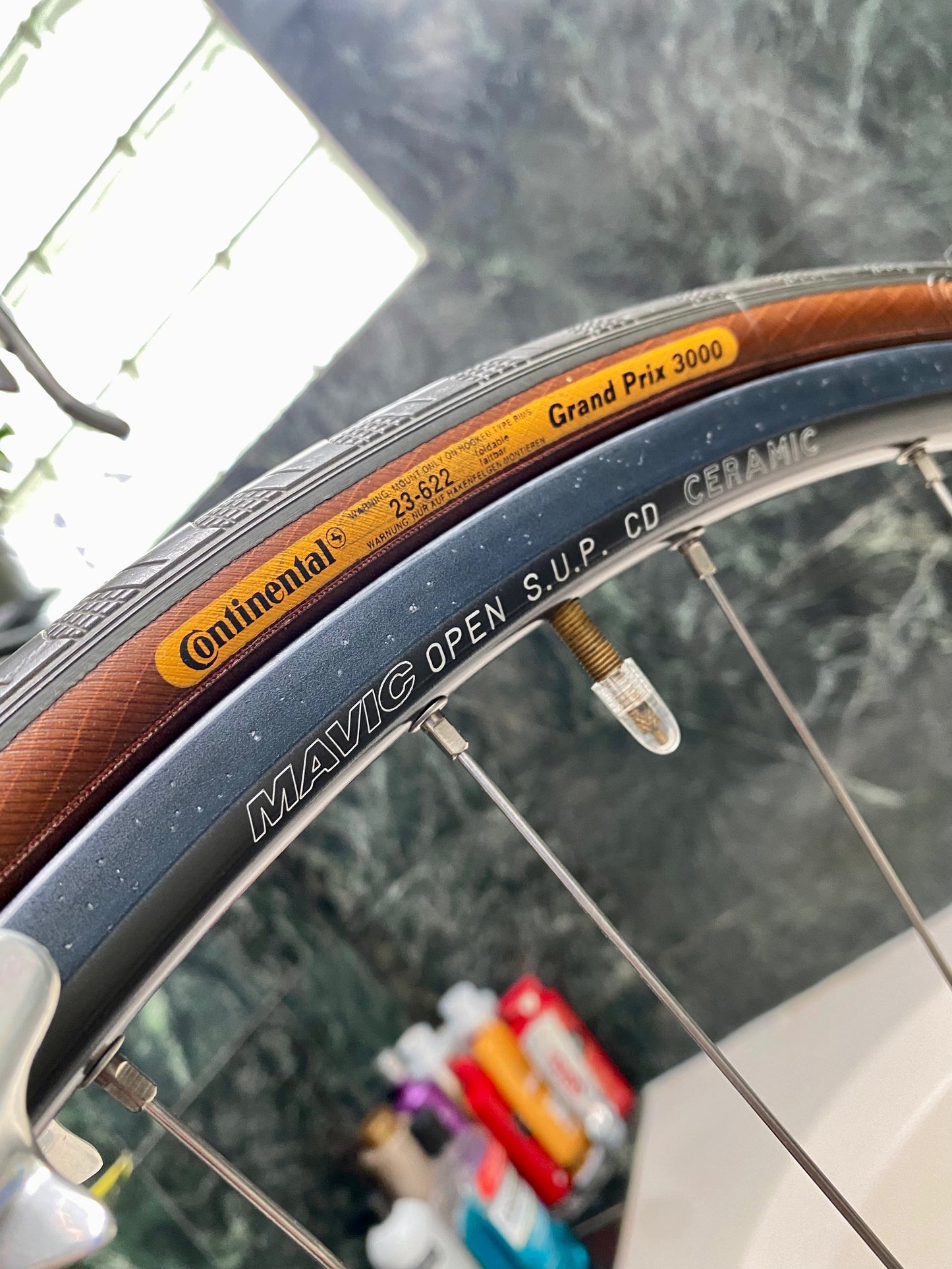 (SIZE 56cm) 1994 SPECTRUM CYCLES "TITANIUM SUPER" ROAD BIKE - CAMPAGNOLO RECORD