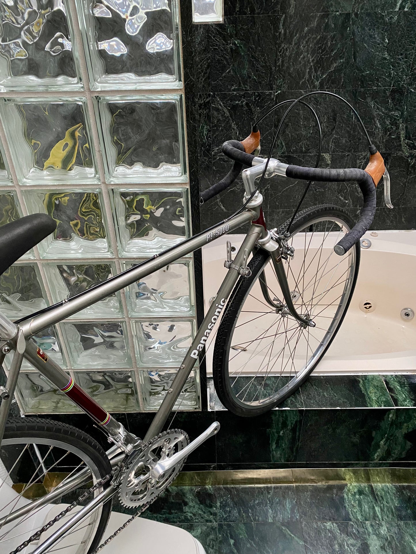 (SIZE 53cm) EARLY-1980's PANASONIC PT-5000 ROAD BIKE - HANDMADE IN JAPAN