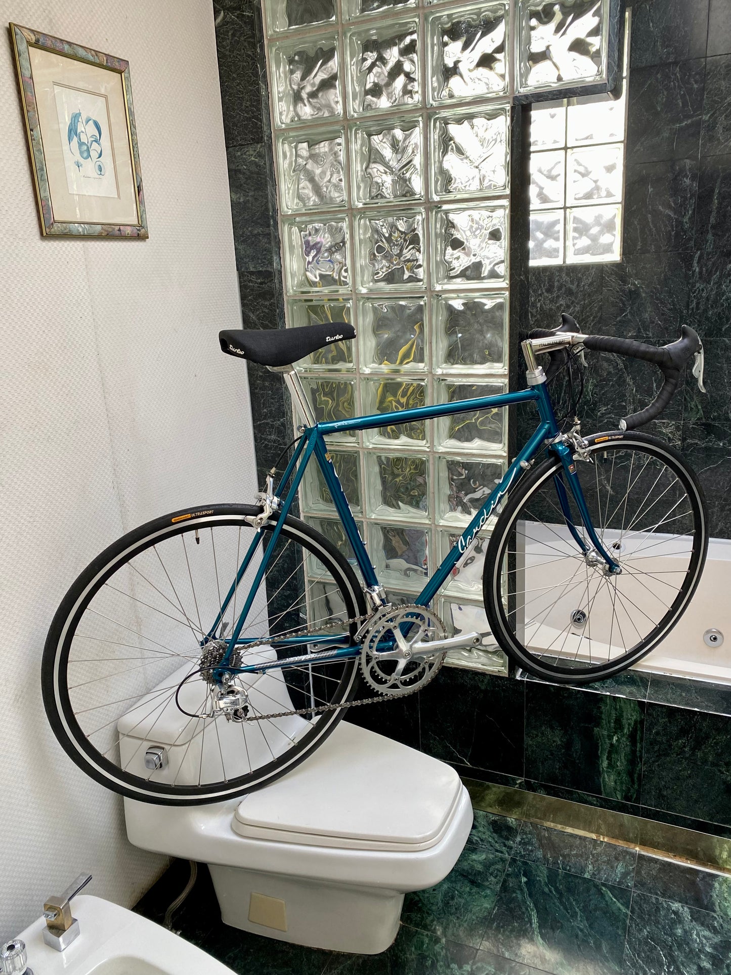 (SIZE 55cm) EARLY-1990's CUSTOM-BUILT GARDIN ROAD BIKE - CAMPAGNOLO ATHENA