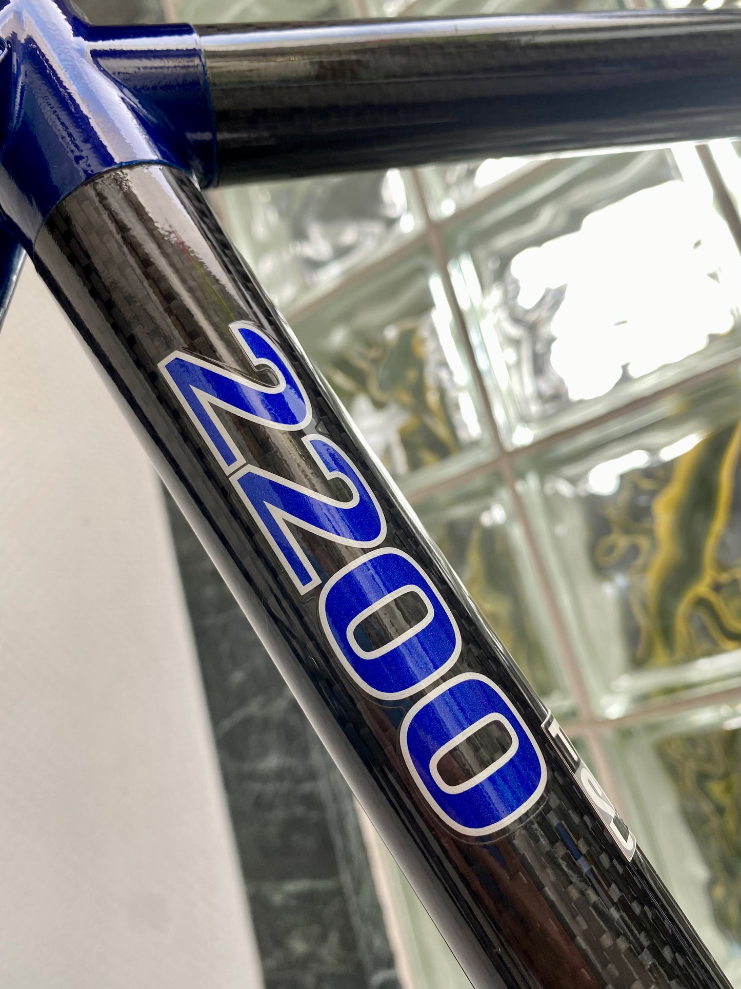 (SIZE 57cm) 1990's TREK 2200 CARBON ROAD BIKE - CAMPAGNOLO