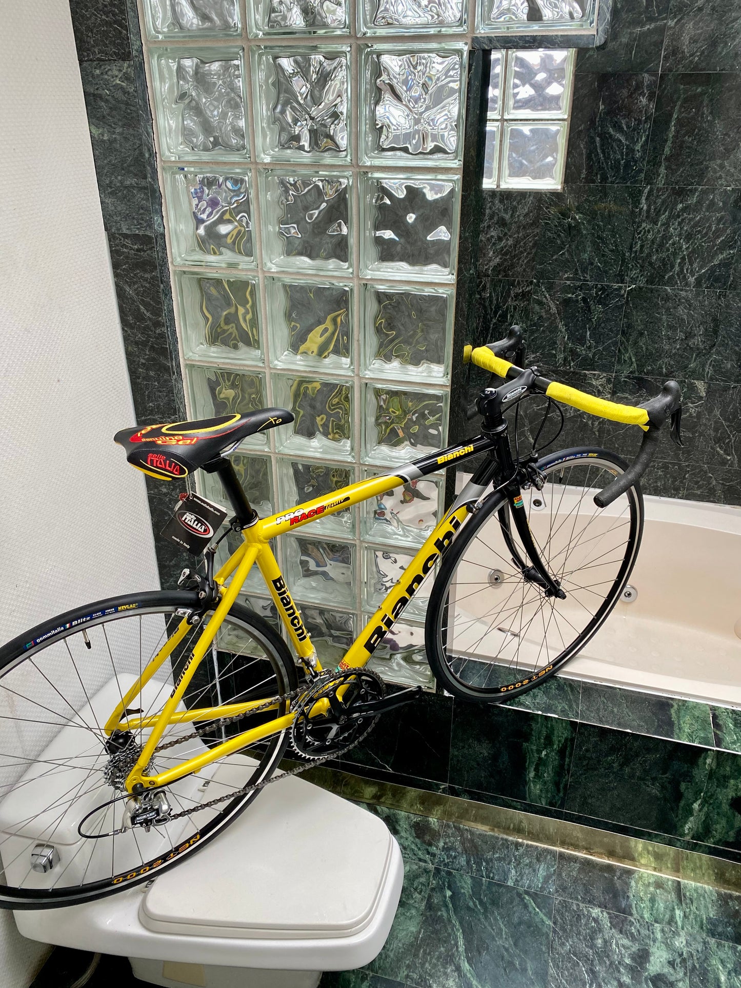 (SIZE 53cm) NOS / BRAND NEW CLASSIC BIANCHI "PRO RACE" ROAD BIKE - CAMPAGNOLO