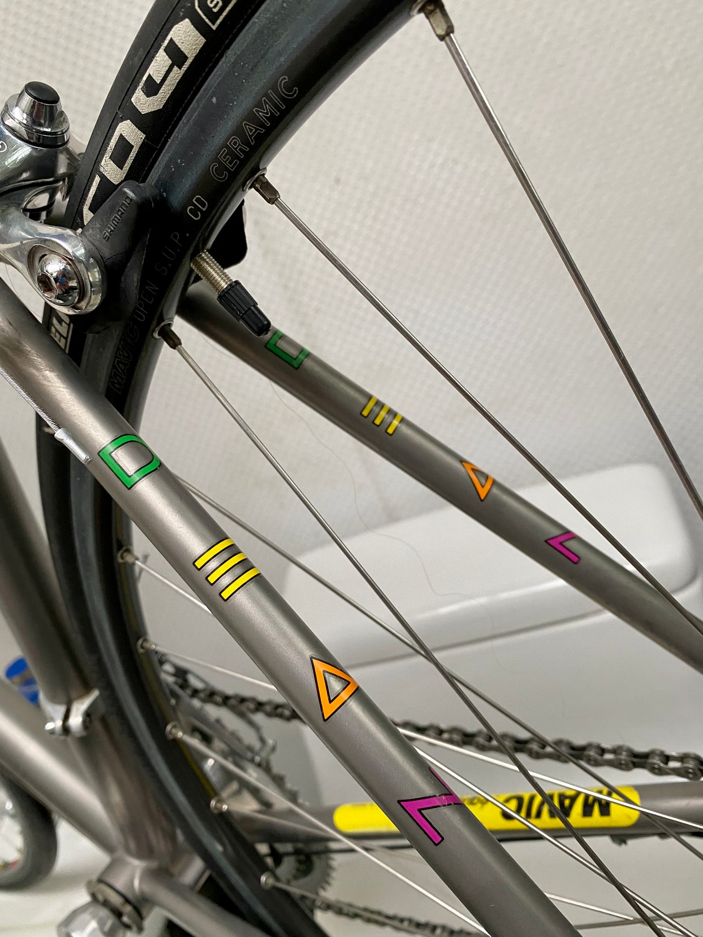 (SIZE 51cm) 1992 DEAN TITANIUM ROAD BIKE - CUSTOM BUILD - MAVIC ZAP ELECTRONIC GROUPSET