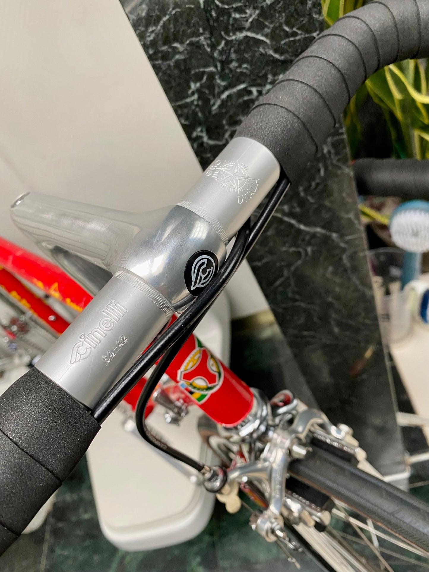 (SIZE 53cm) 1980's TOMMASINI SUPER PRESTIGE ROAD BIKE - CAMPAGNOLO SUPER RECORD - COLUMBUS SLX